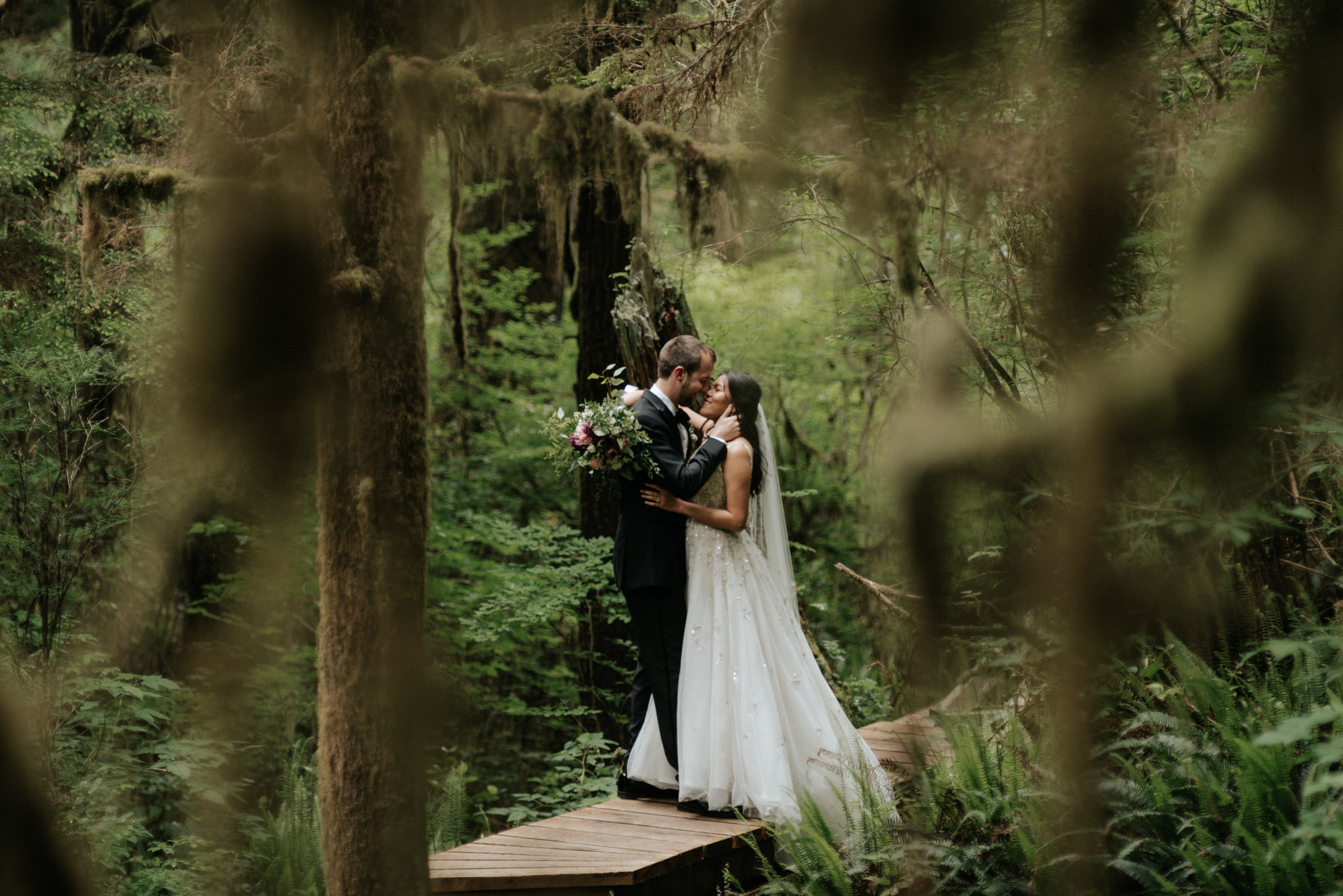 Pacific Rim National Park Wedding portraits, Tofino elopement