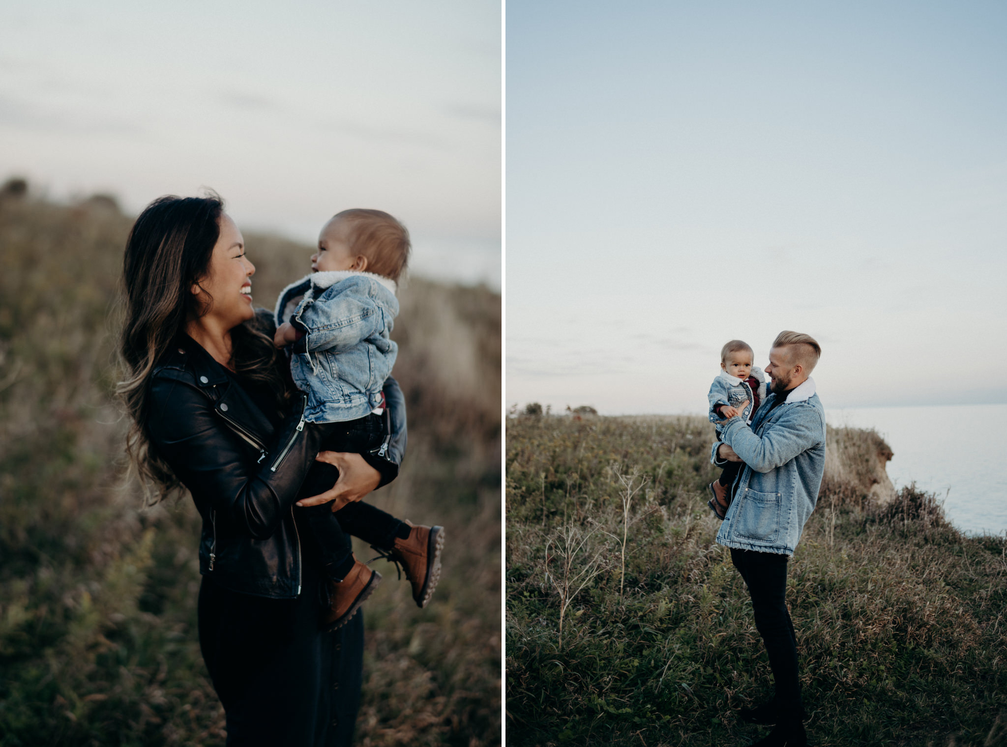 hip young family portraits