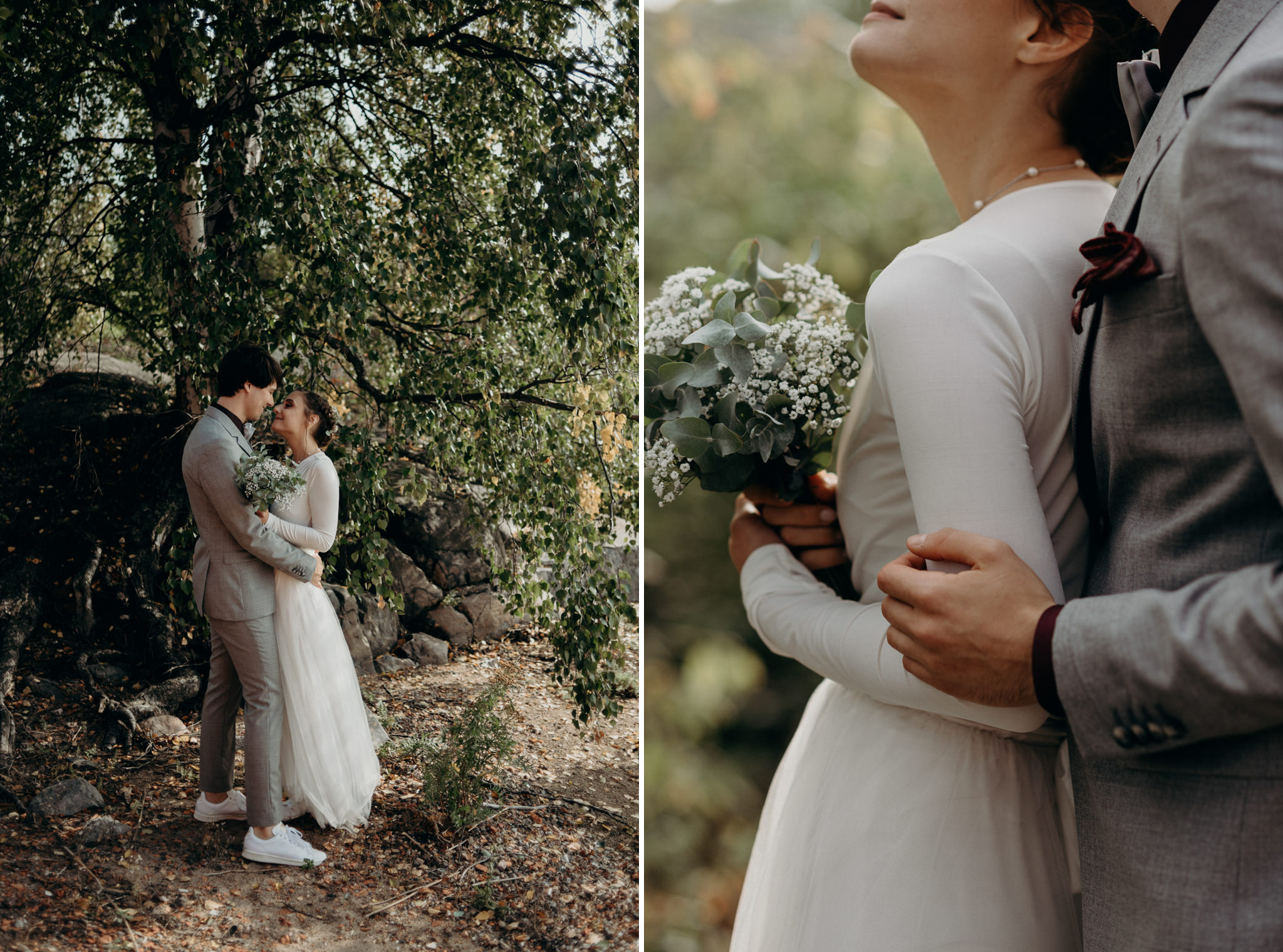 Valkosaaren Telakka wedding portraits