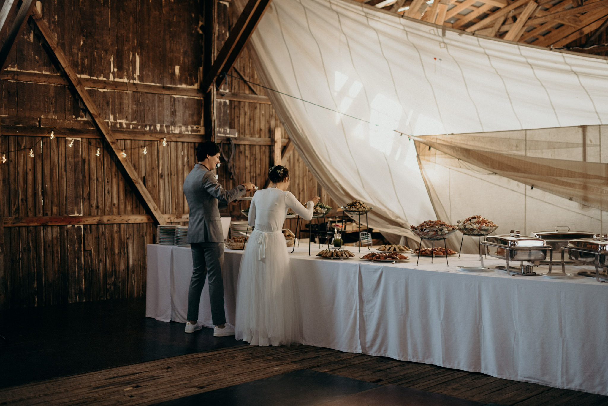 Valkosaaren Telakka wedding reception