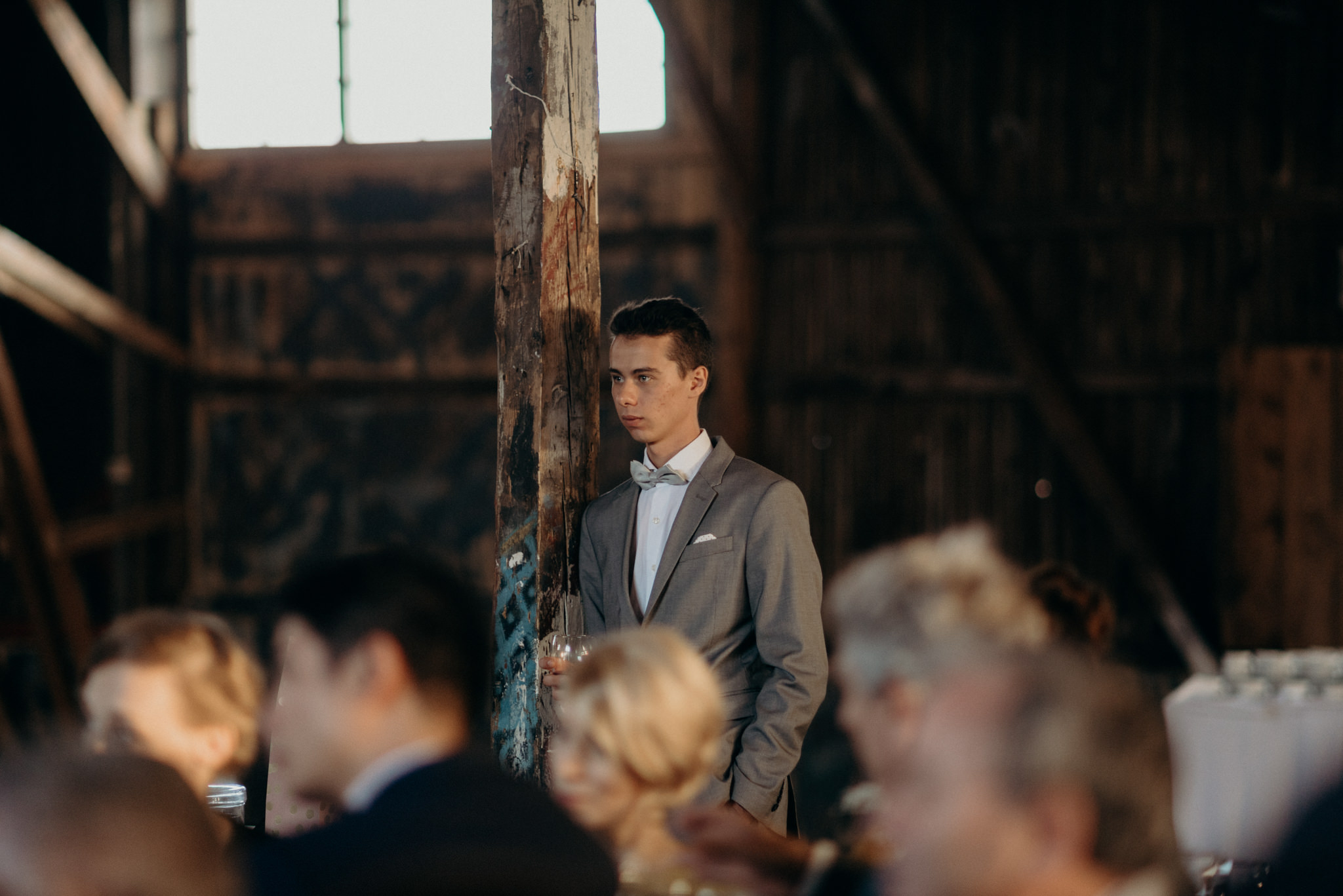 Wedding portraits overlooking Helsinki from Valkosaari at sunset