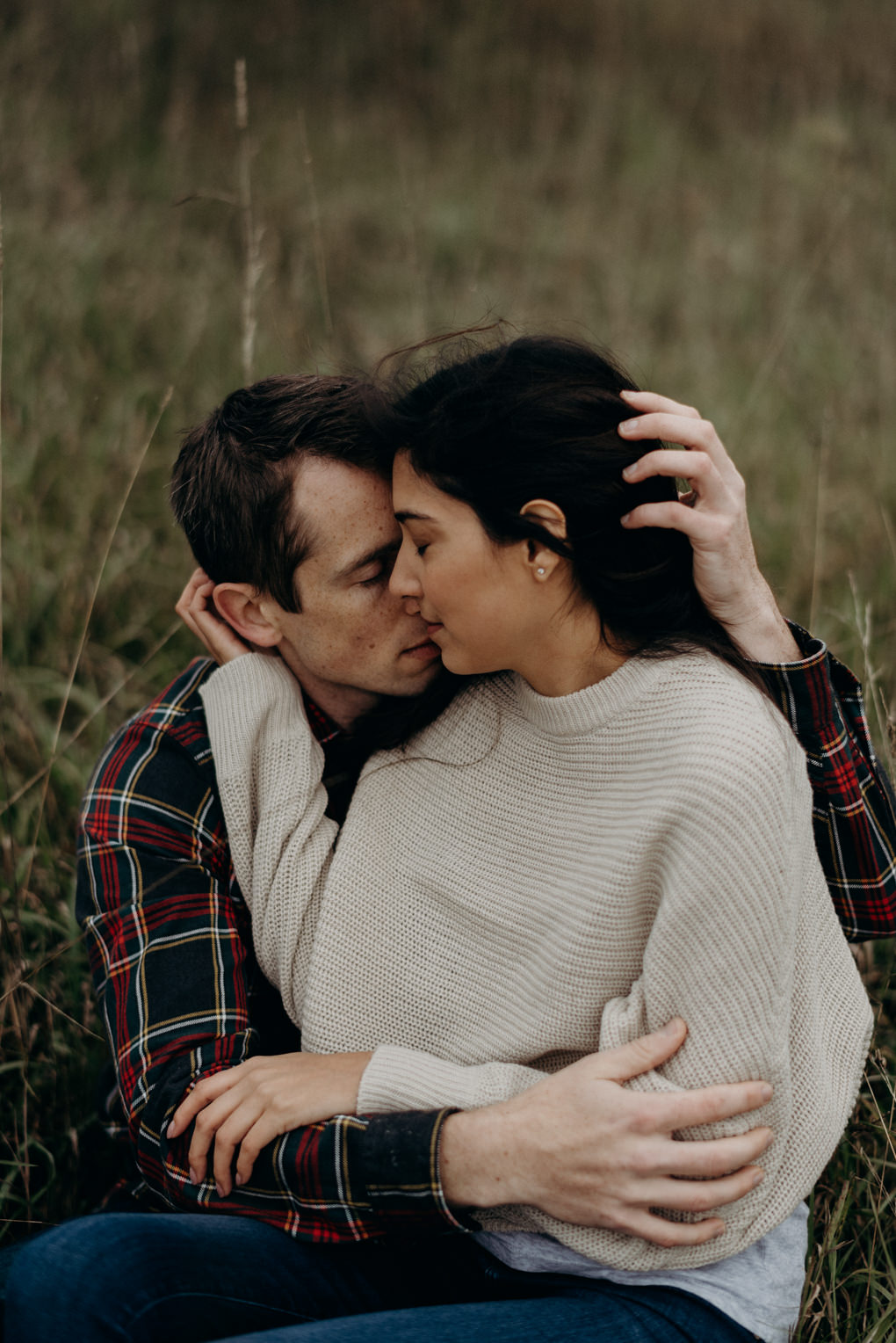 fall couple shoot at Whispering Springs