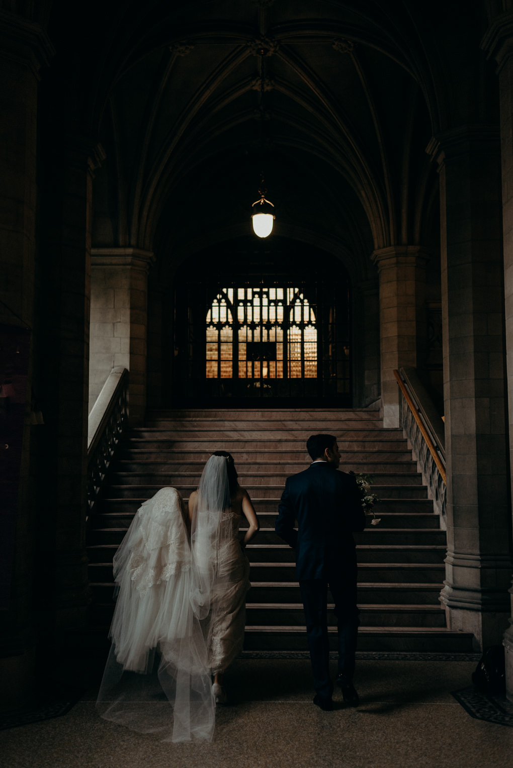 Wedding portraits at Knox College U of T