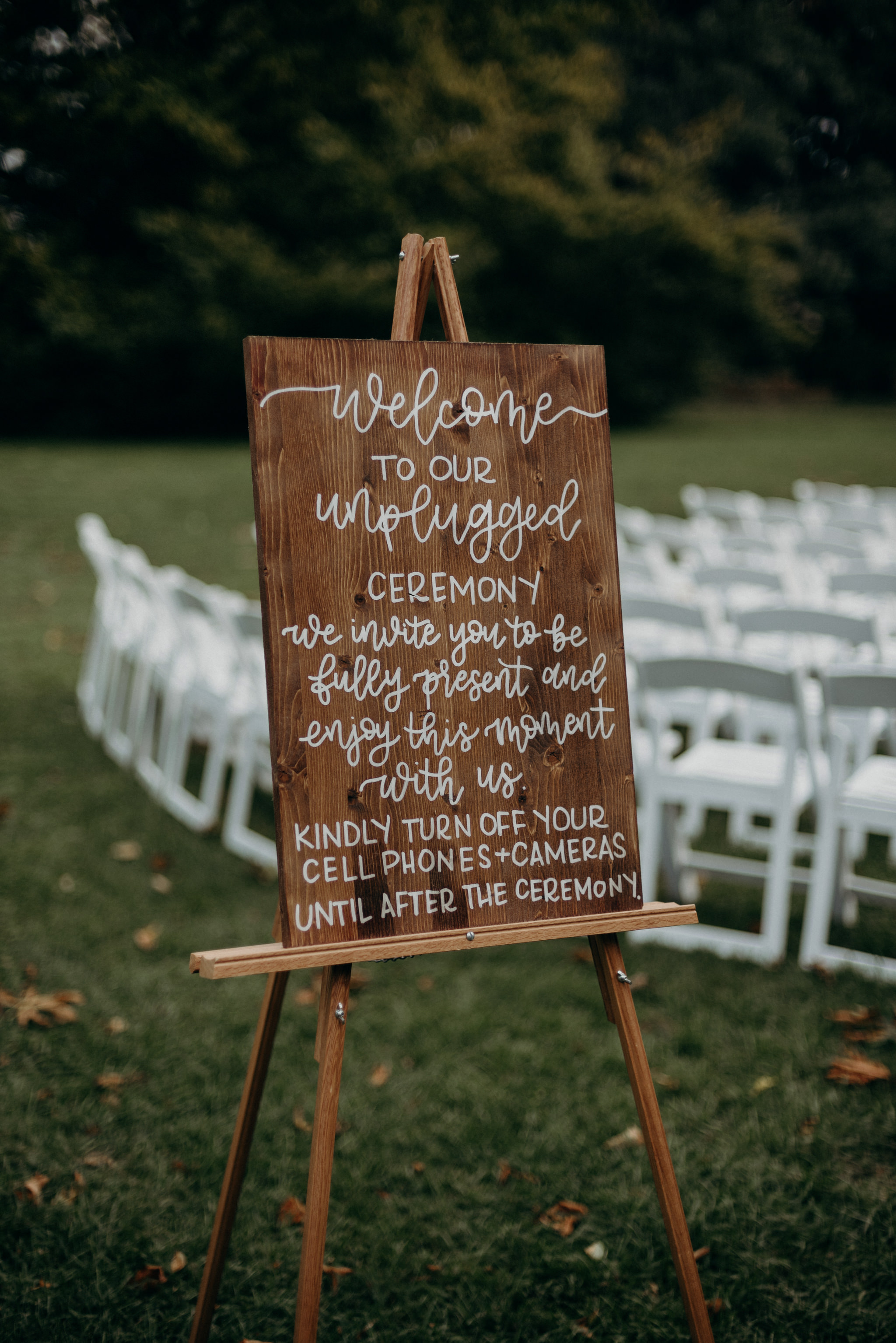 calligraphy sign at wedding ceremony