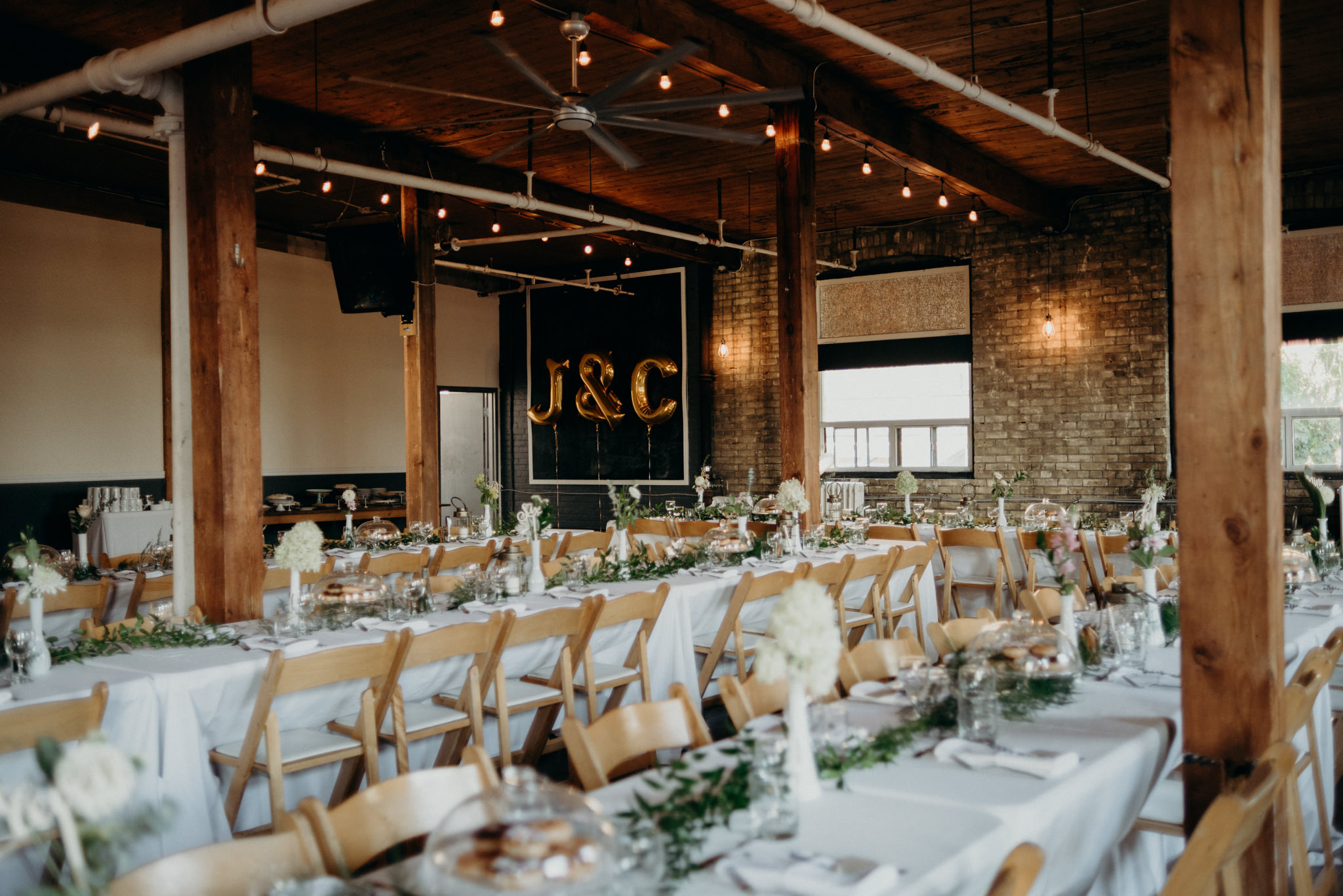 Jam Factory wedding reception