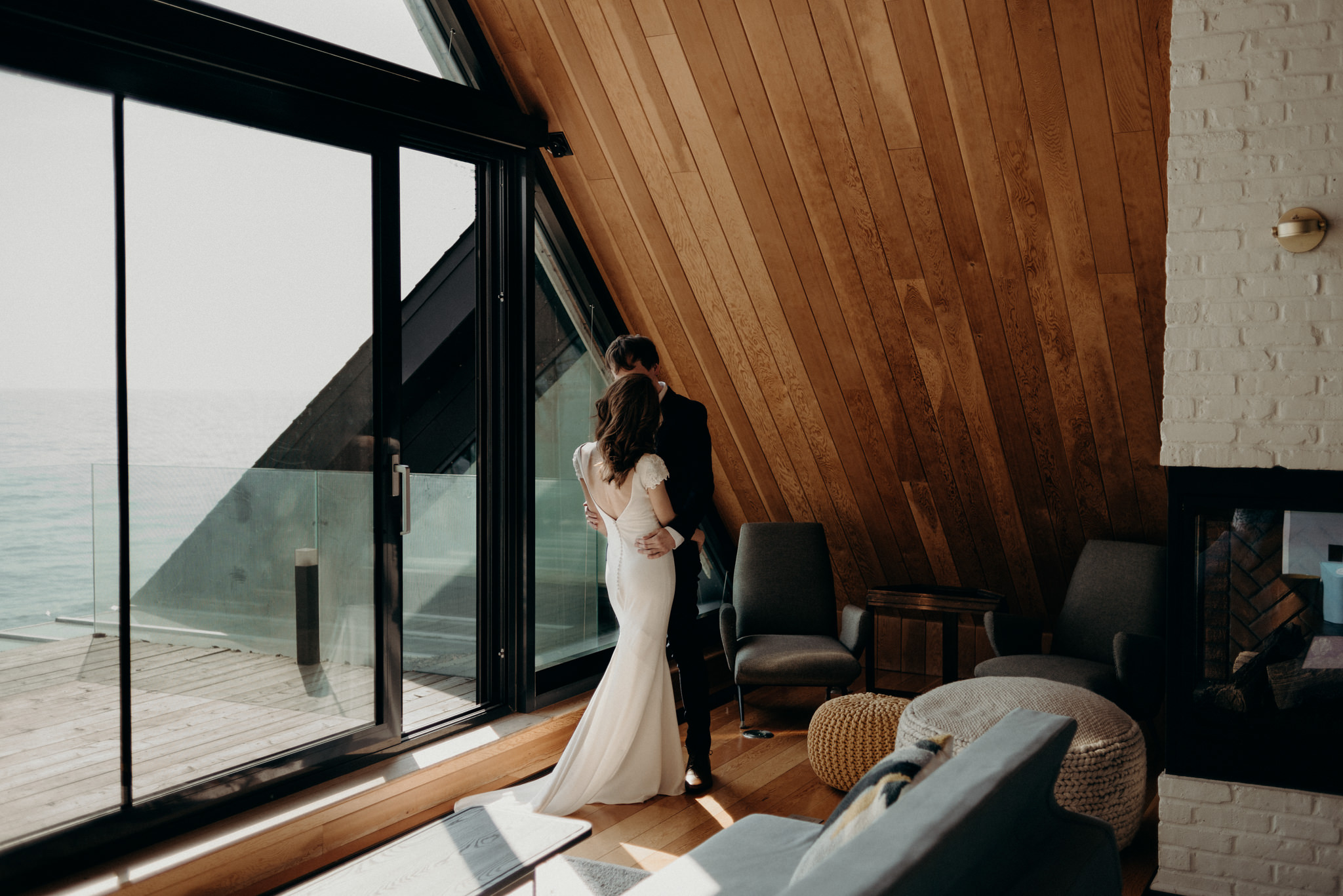 Drake Devonshire Elopement, wedding photos in owner's suite