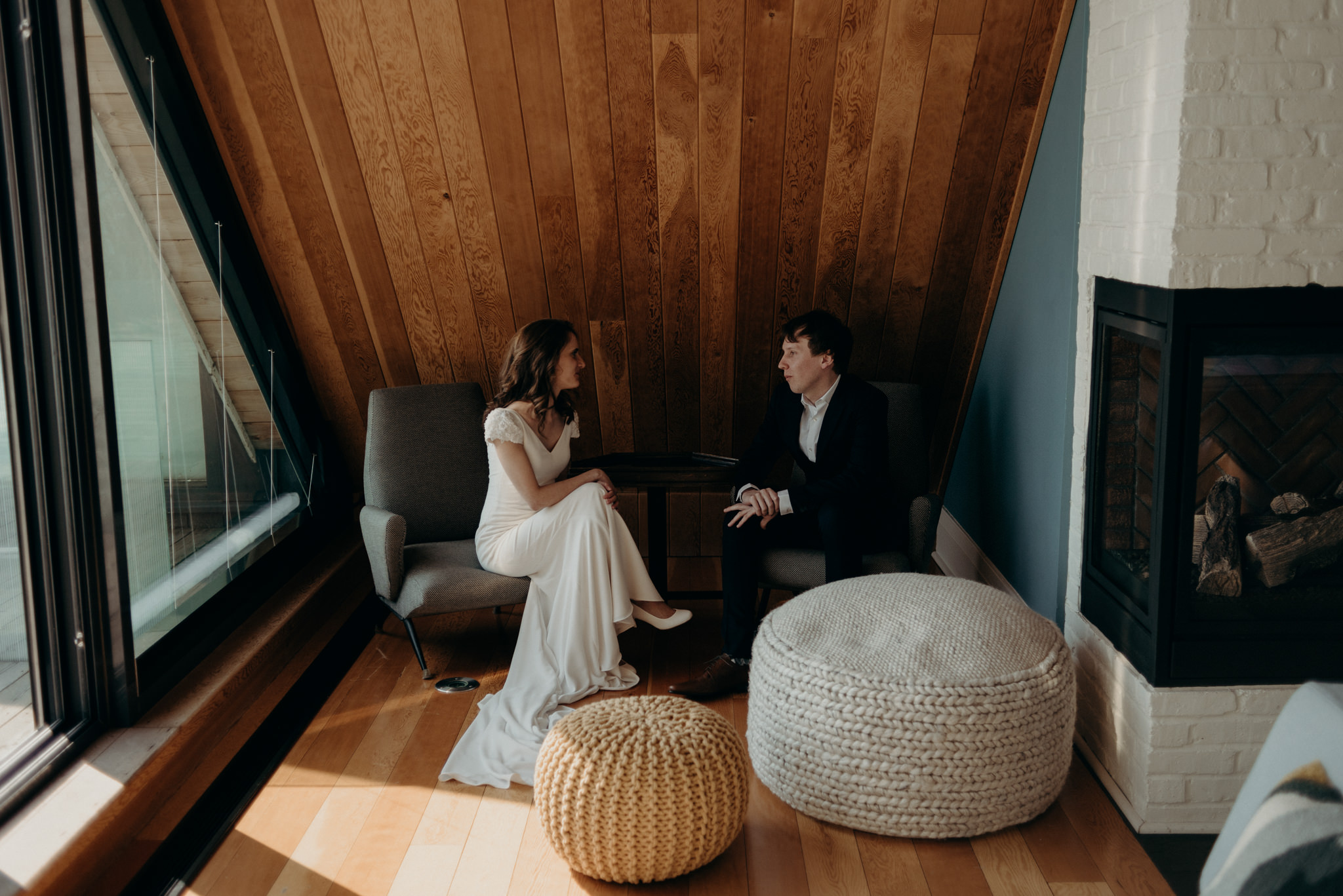 Drake Devonshire Elopement, wedding photos in owner's suite