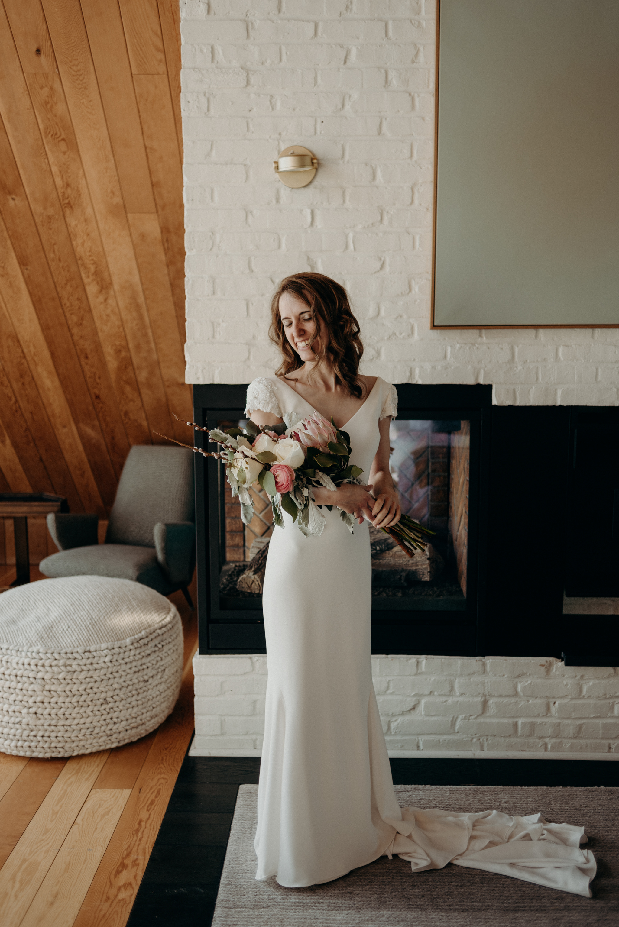 Drake Devonshire Elopement, wedding photos in owner's suite