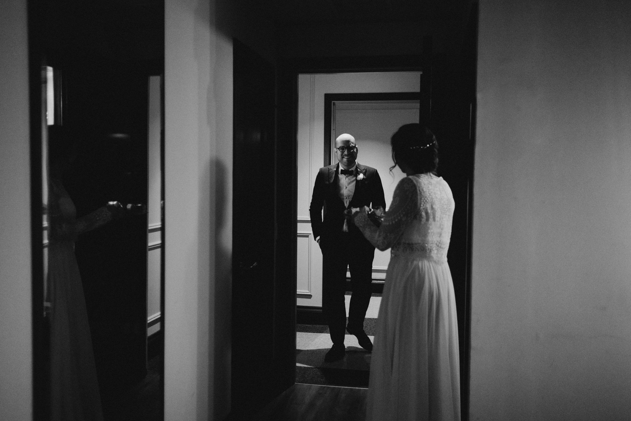 An Intimate New Years Eve Coffee Shop Elopement at Boxcar Social in ...