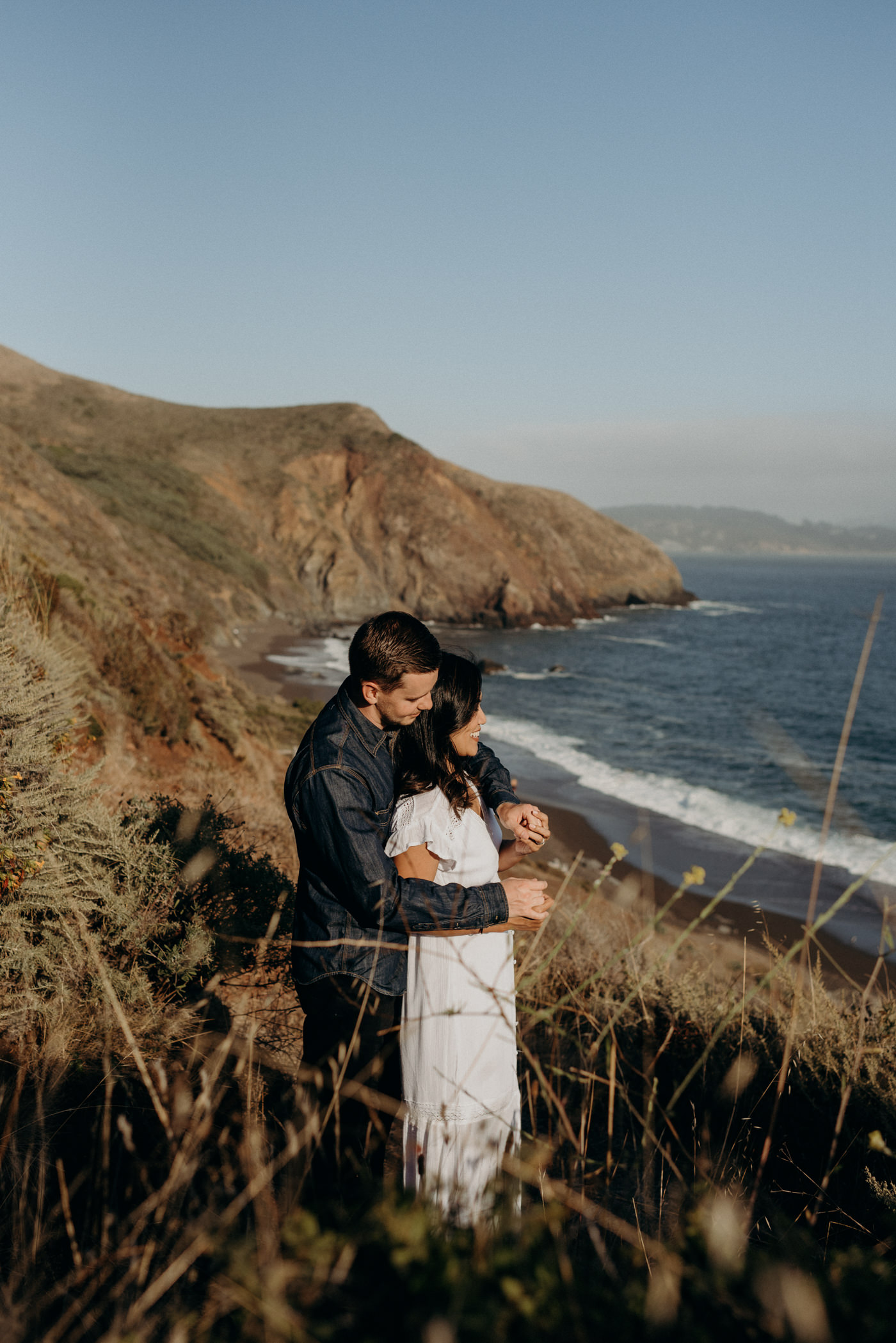 Marin headlands couple shoot