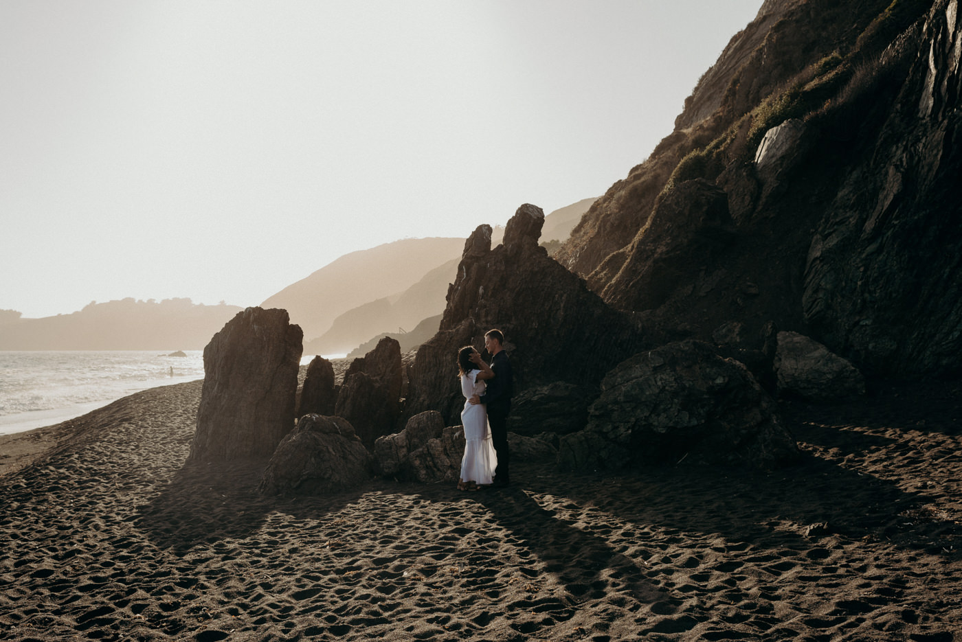 Beautiful sunset at Marin Headlands