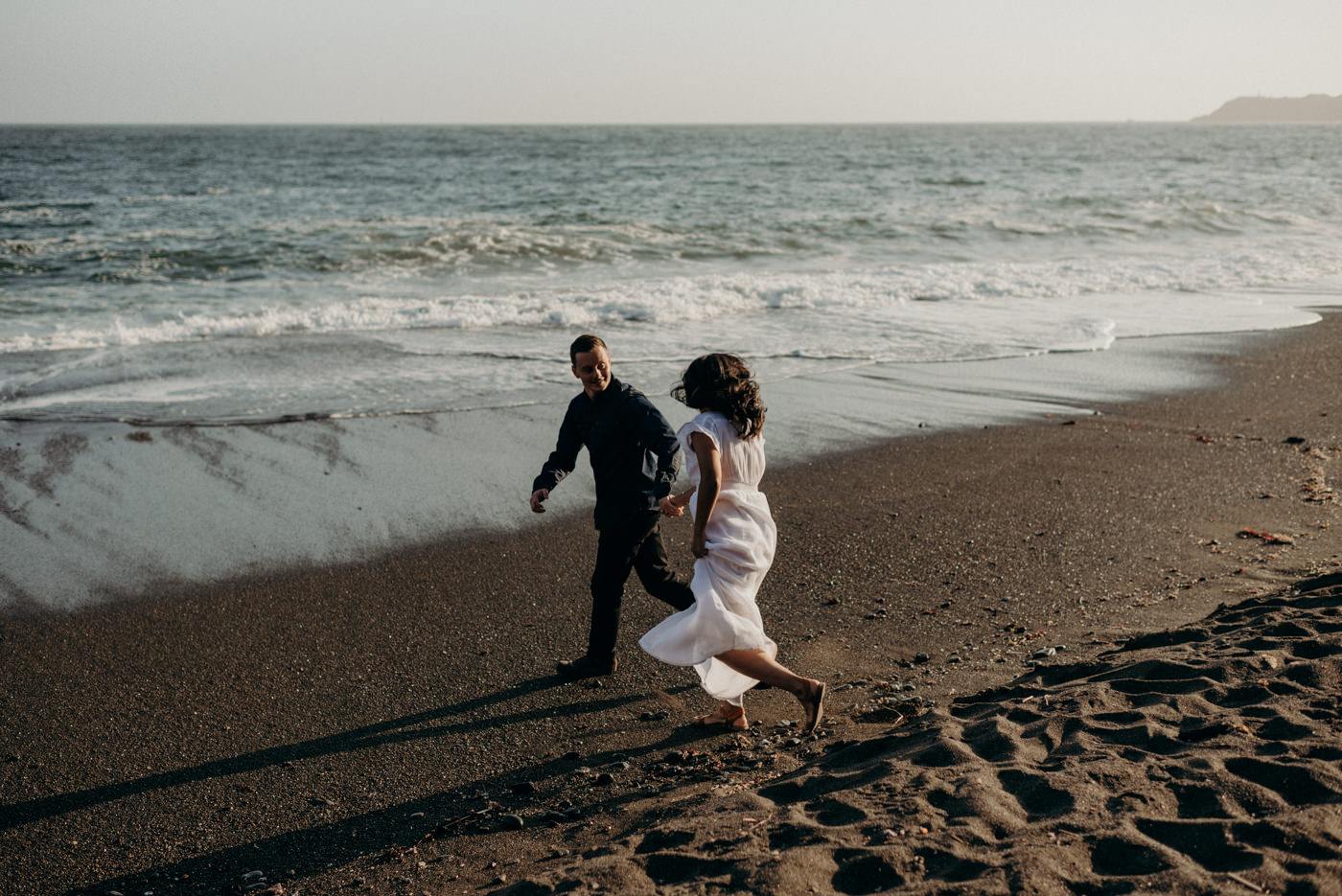 Sunset engagement shoot