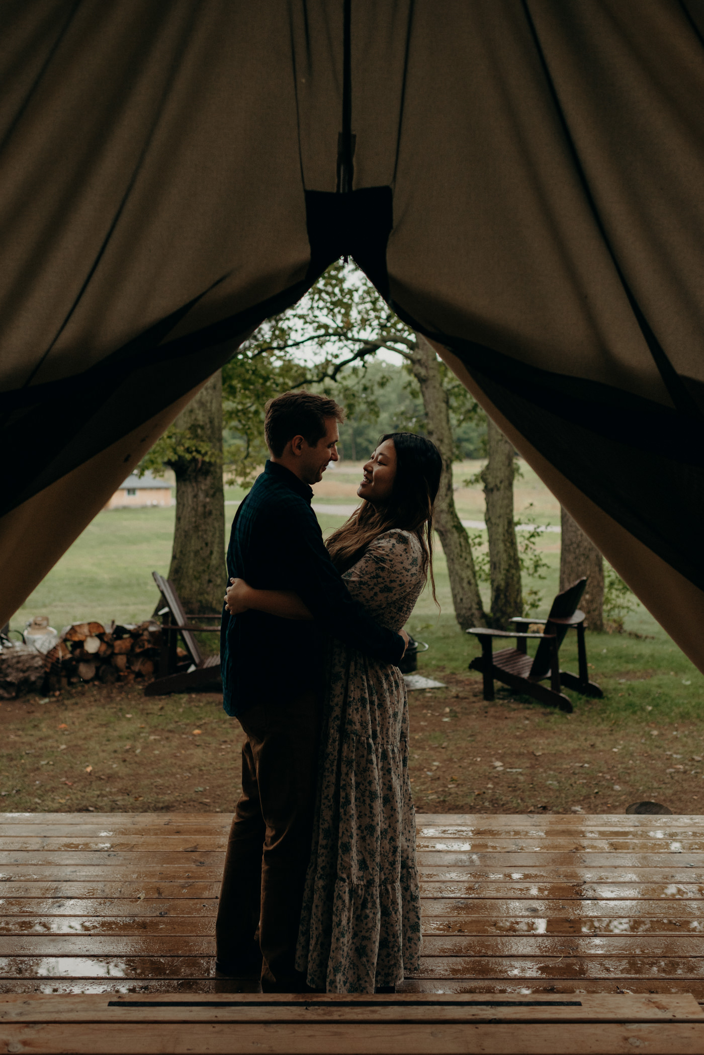 Dreamy Whispering Springs engagement shoot