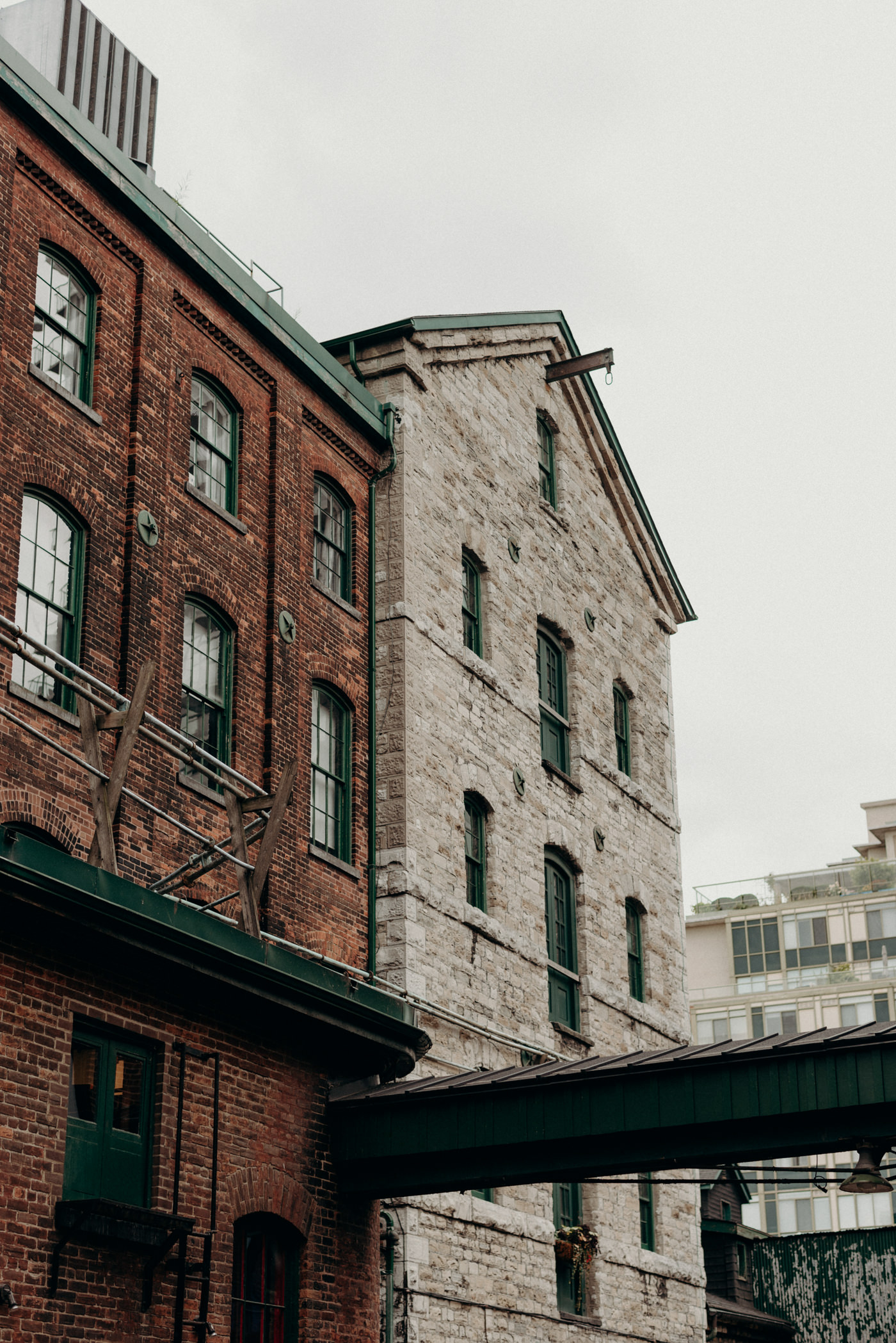 Distillery district wedding portraits