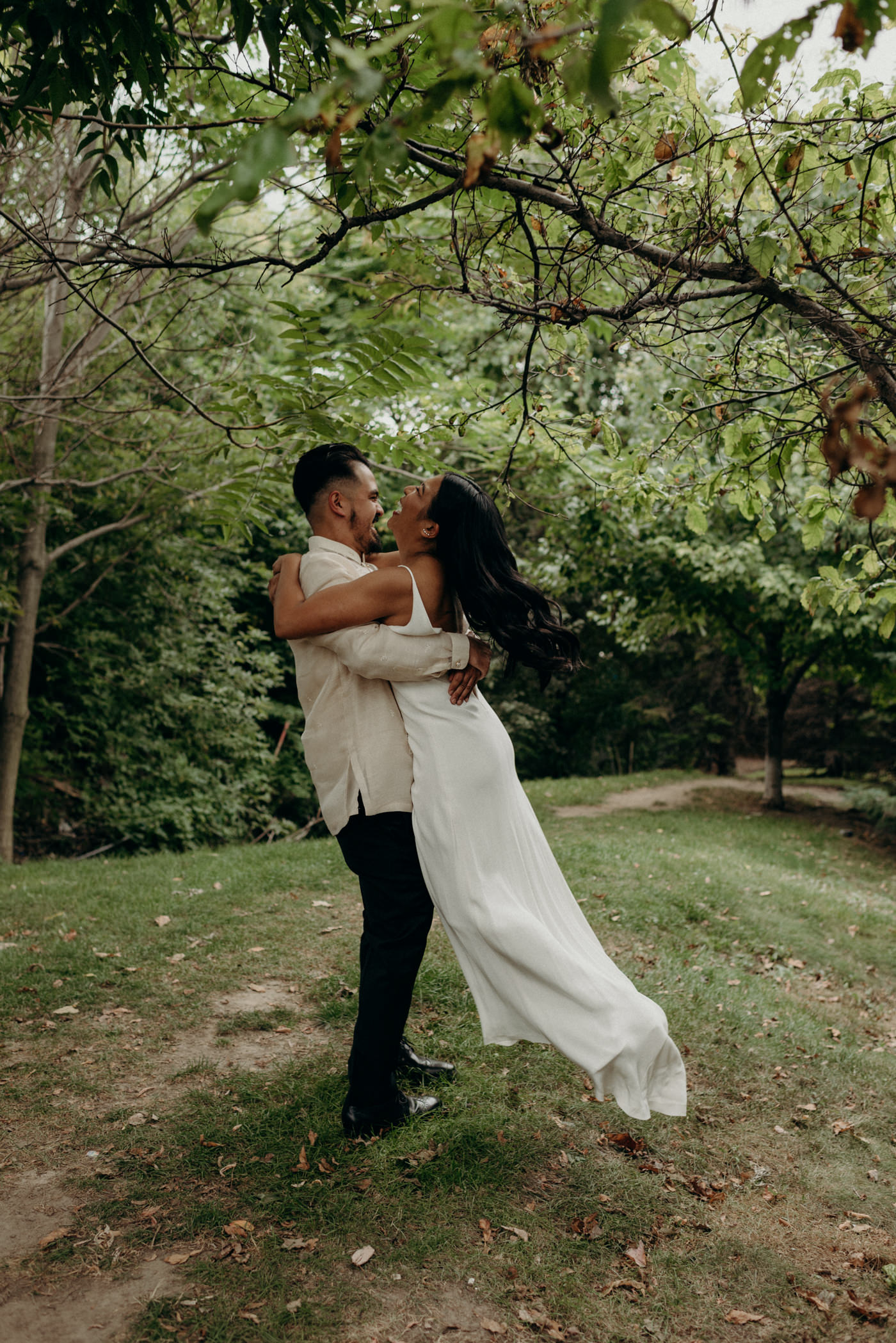 Toronto wedding portraits near Distillery District