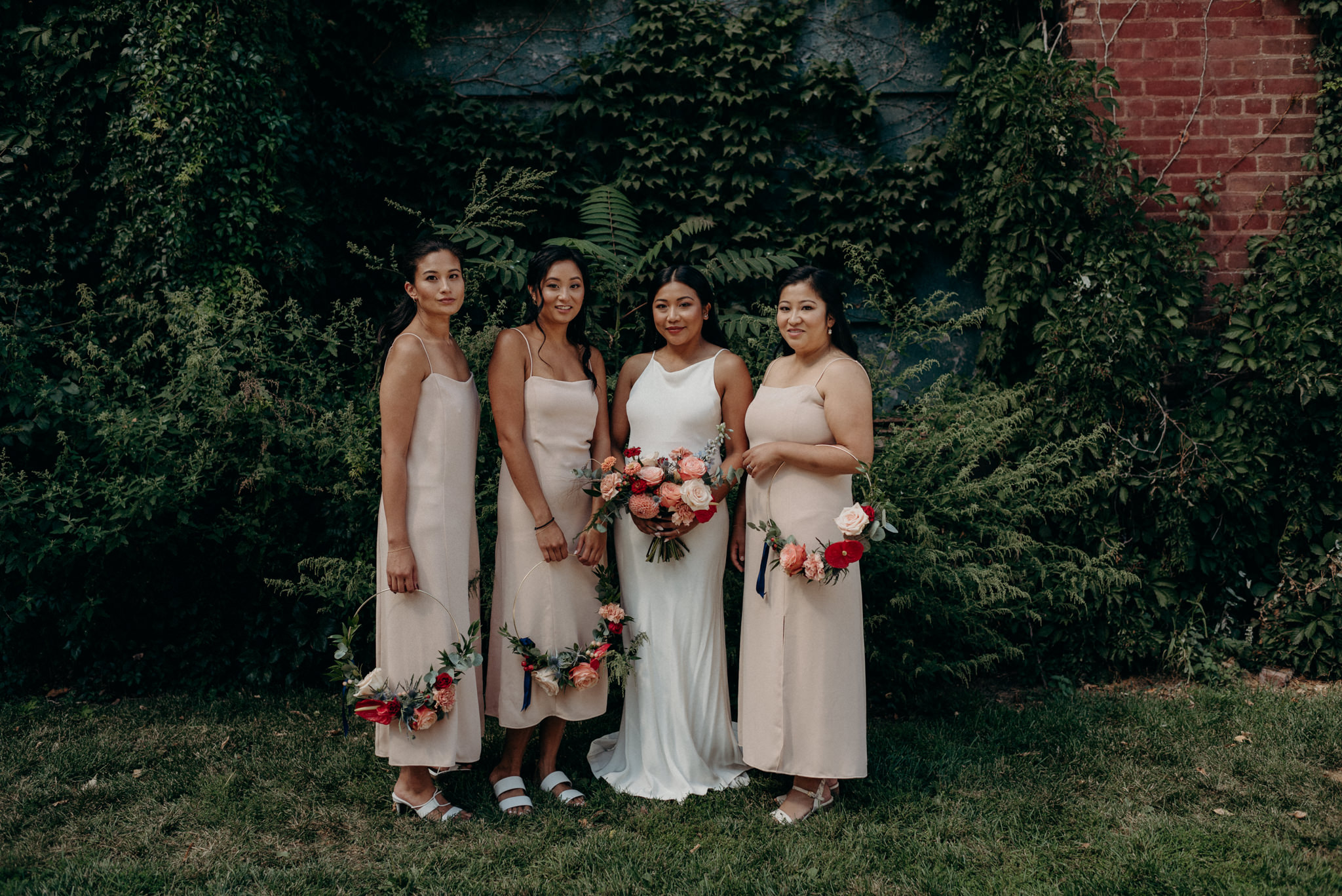 Toronto wedding portraits at Distillery District