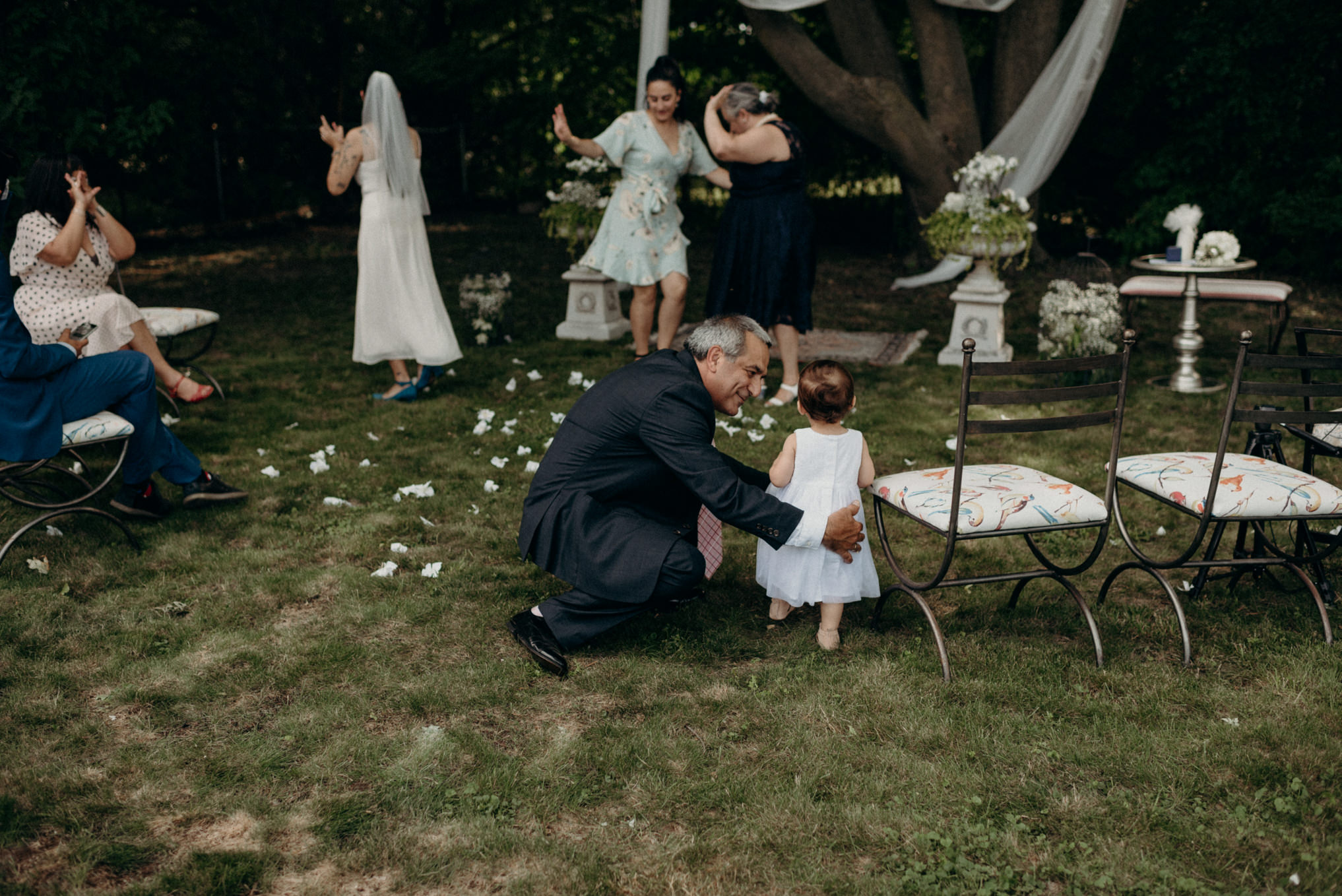 intimate backyard wedding in Toronto