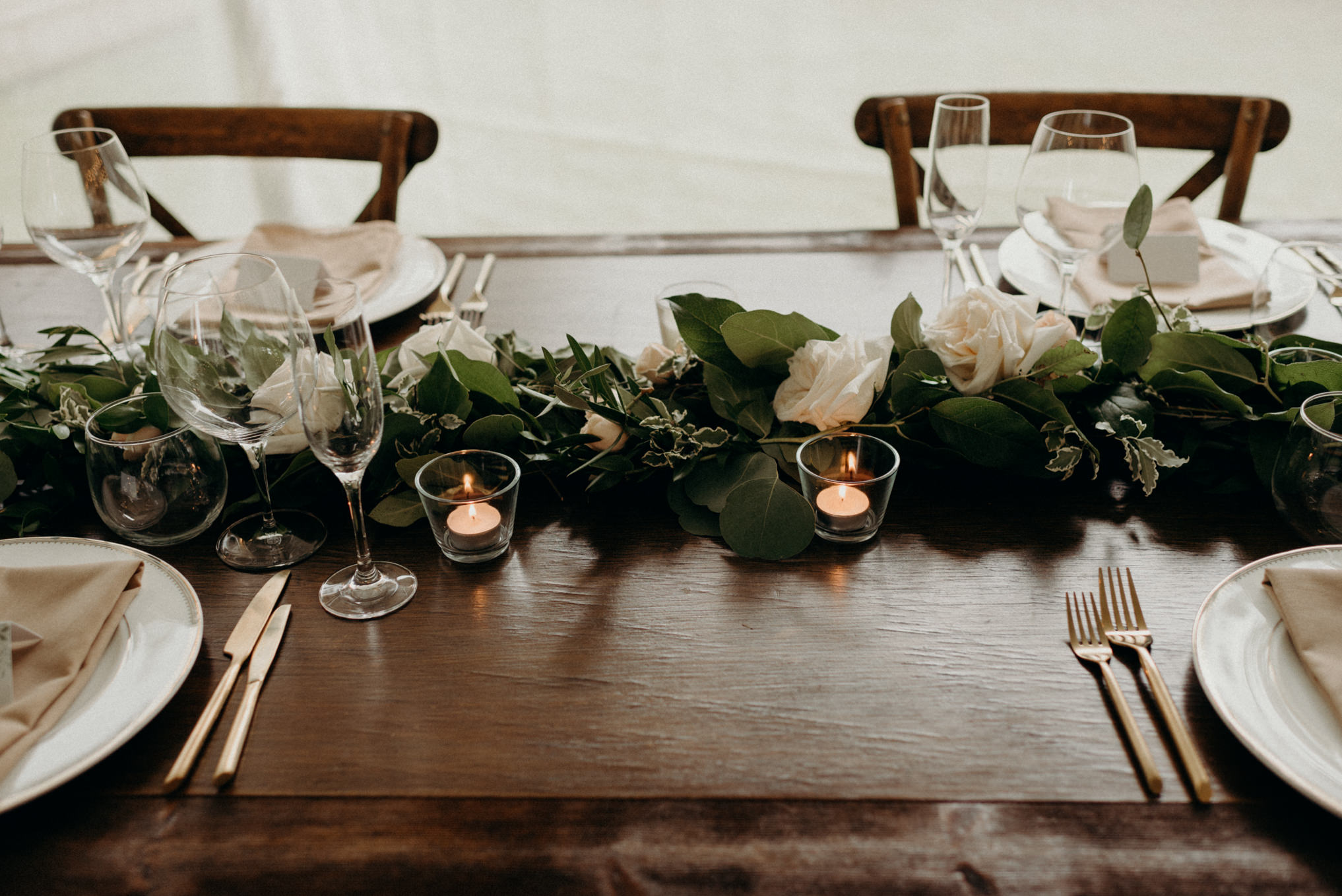 pandemic backyard wedding in a tent