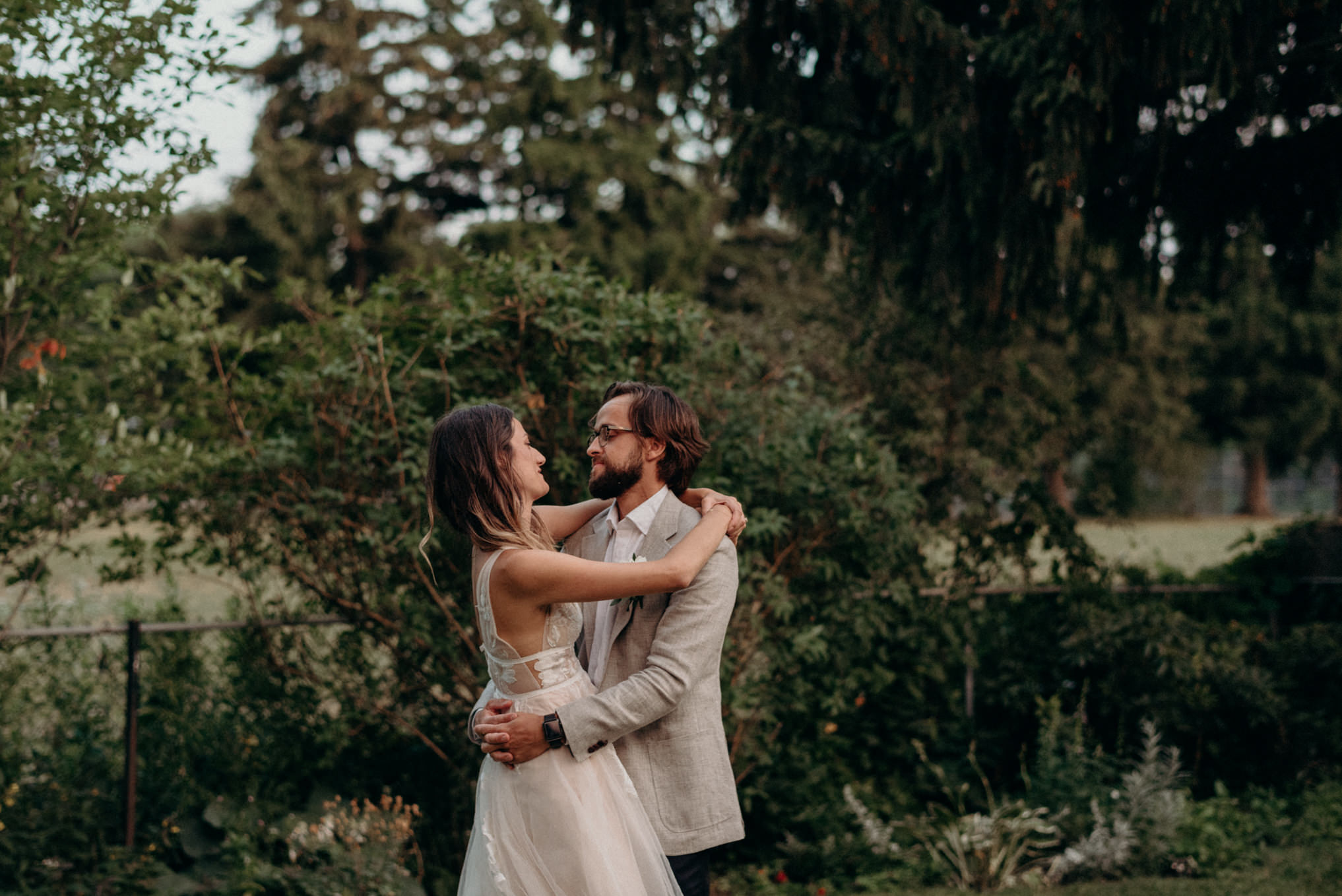 first dance in the backyard