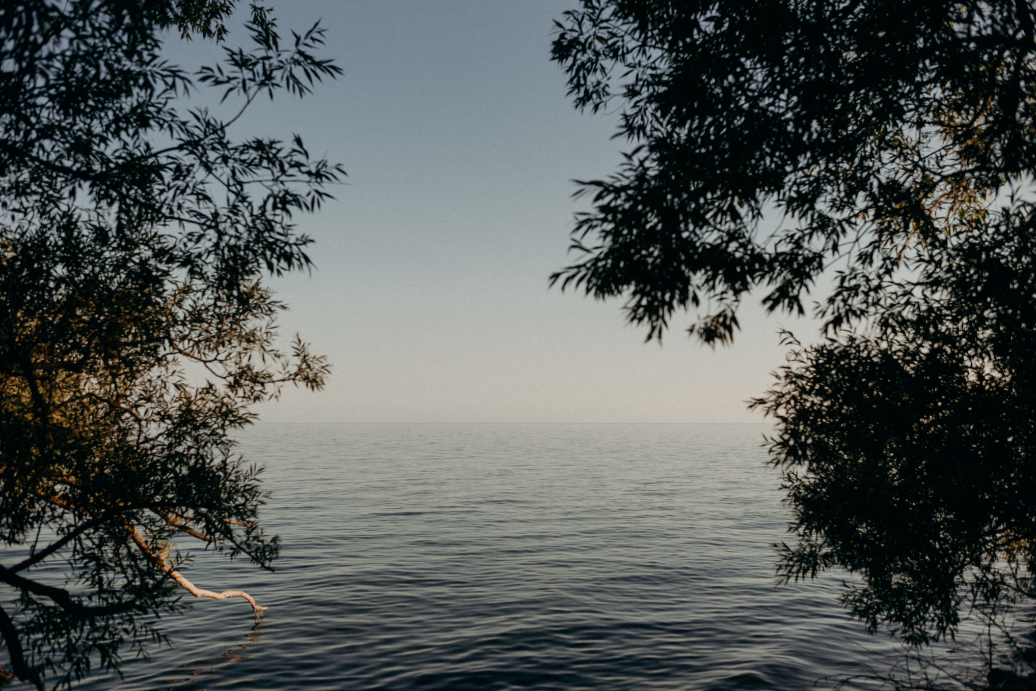 sunset over Lake Ontario