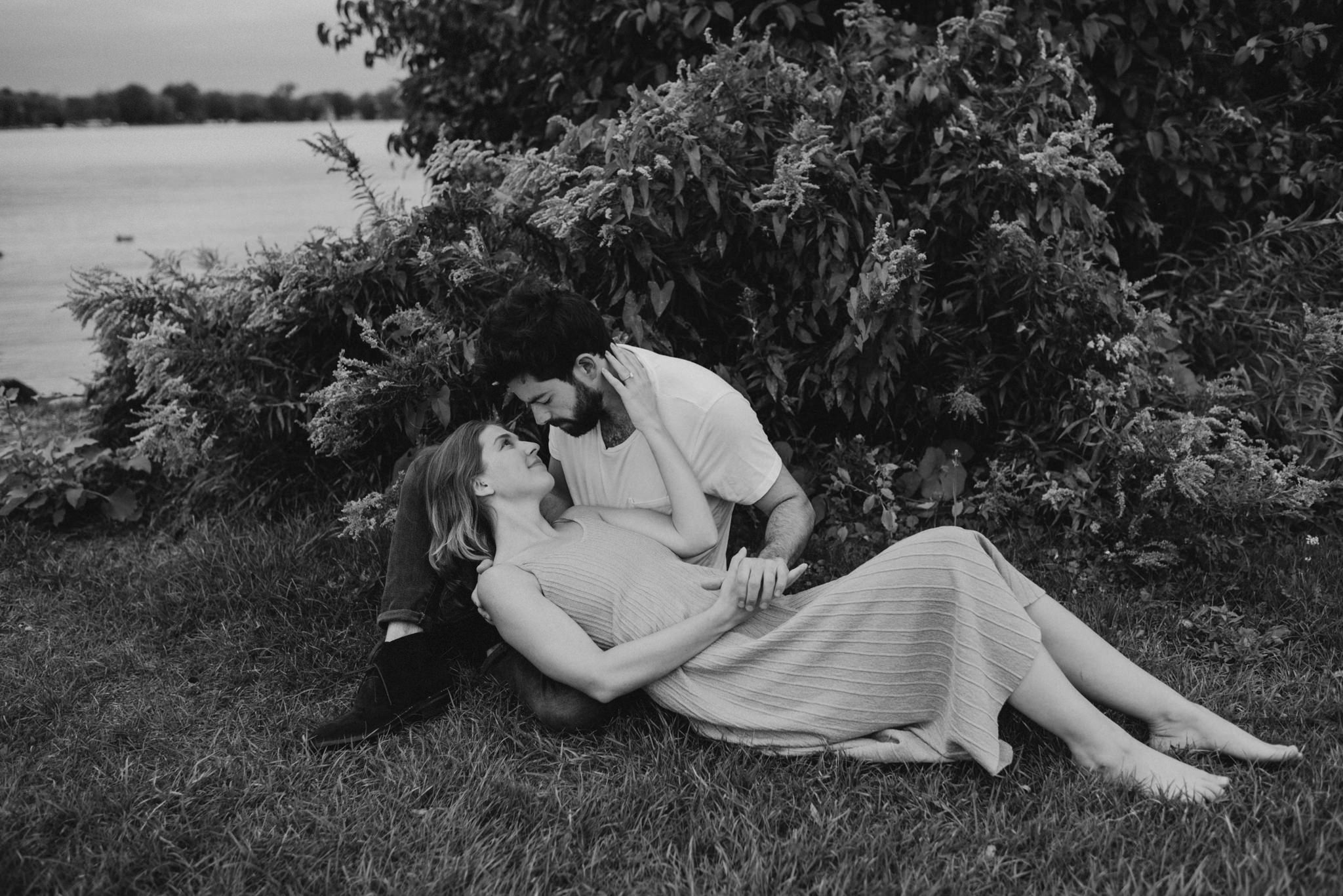 Innisfil engagement shoot by the water