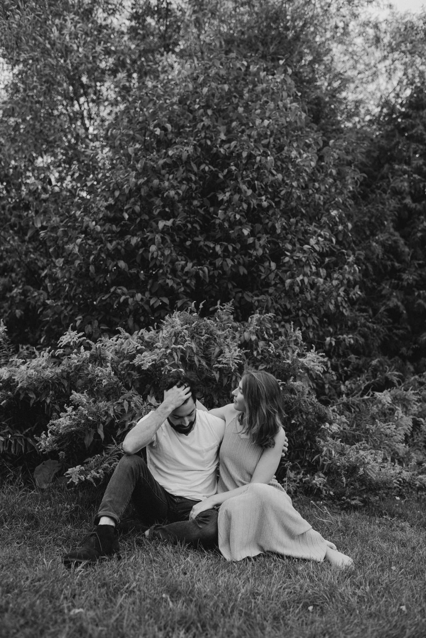 Innisfil engagement shoot by the water