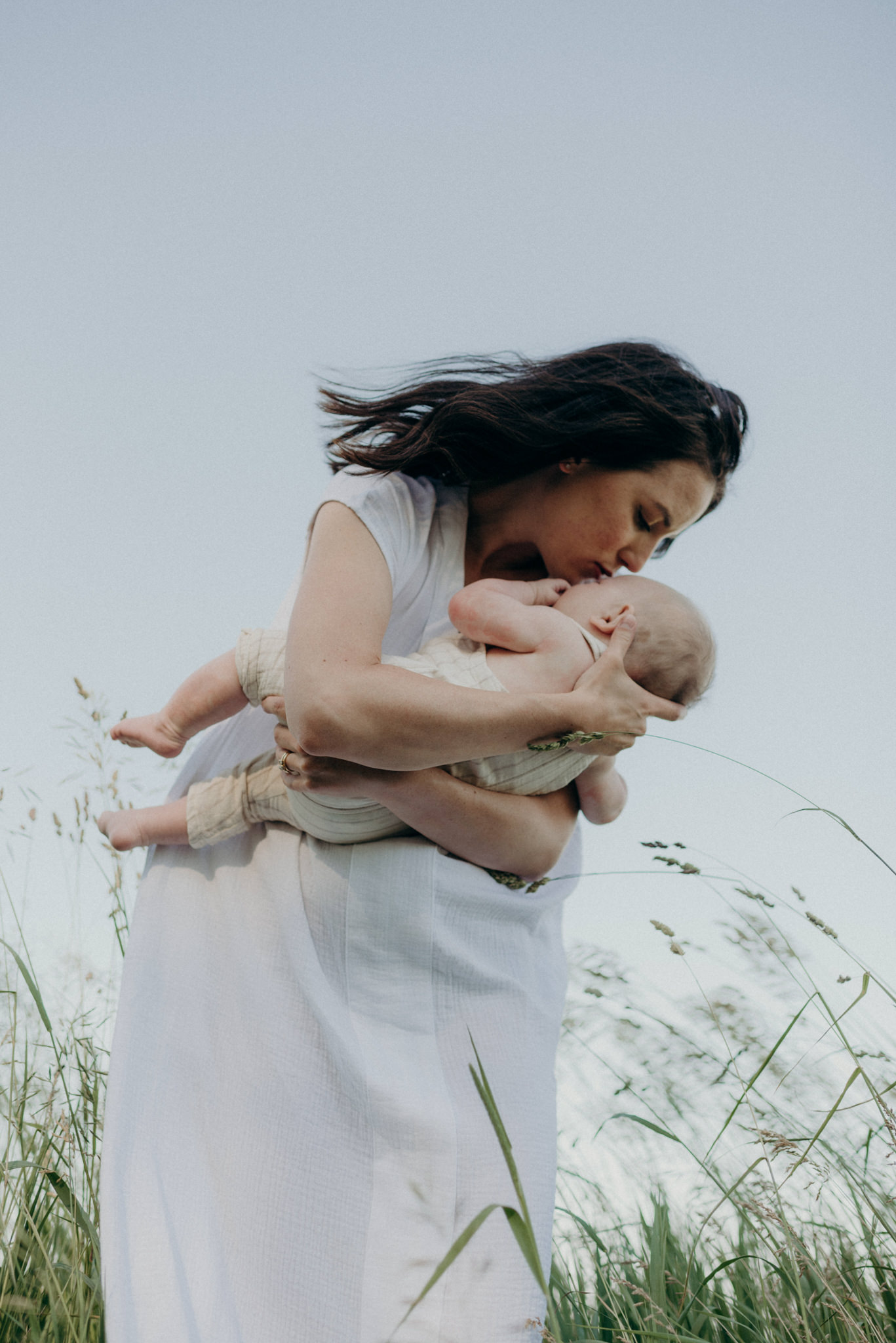 mother and son portraits