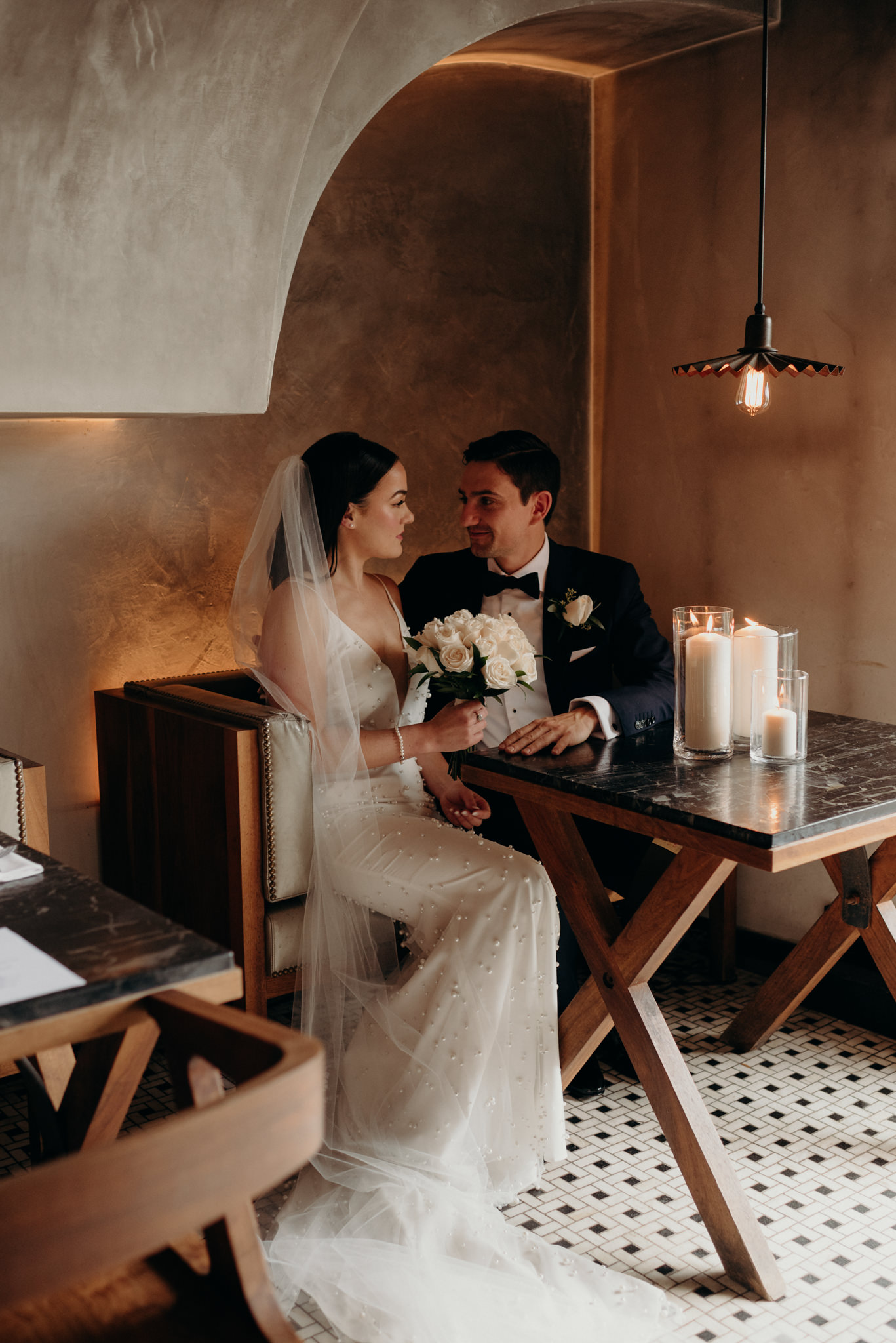 intimate wedding at 7 Enoteca