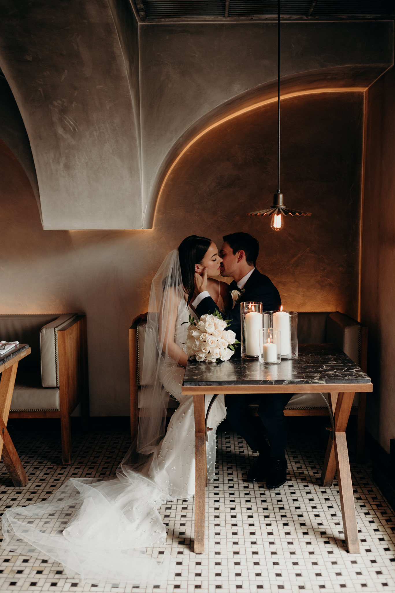 intimate wedding at 7 Enoteca