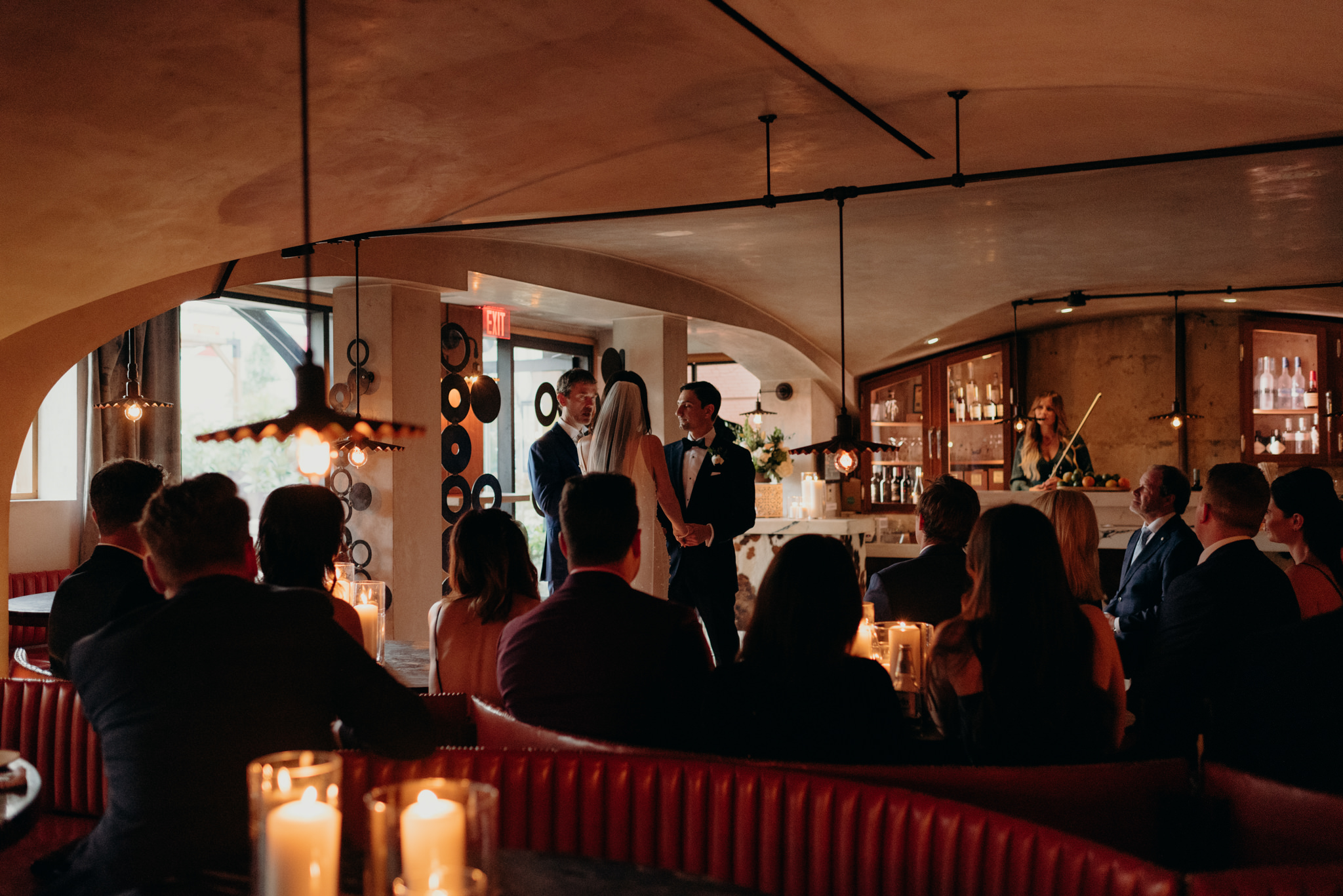 wedding in restaurant in Toronto