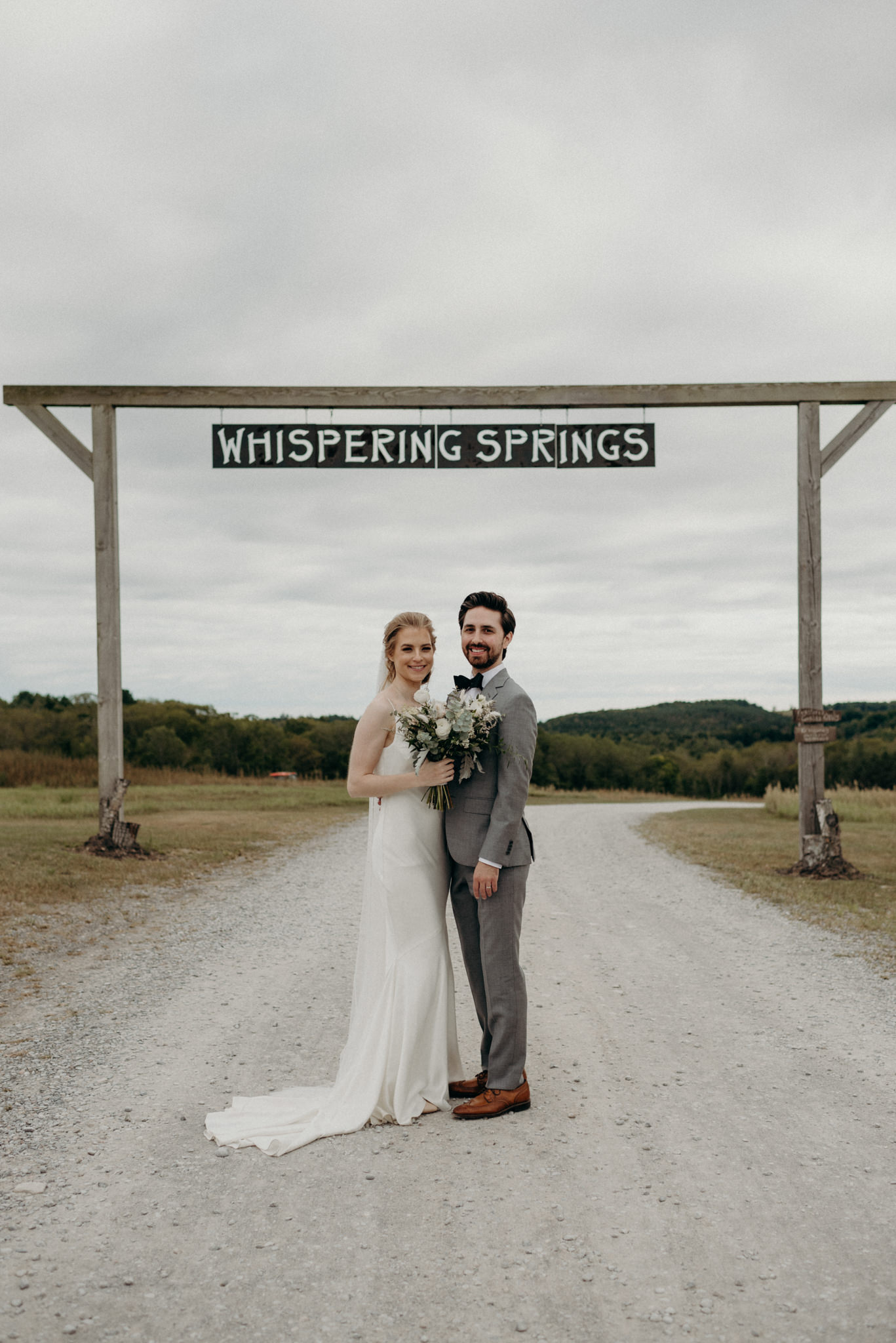 intimate whispering springs elopement