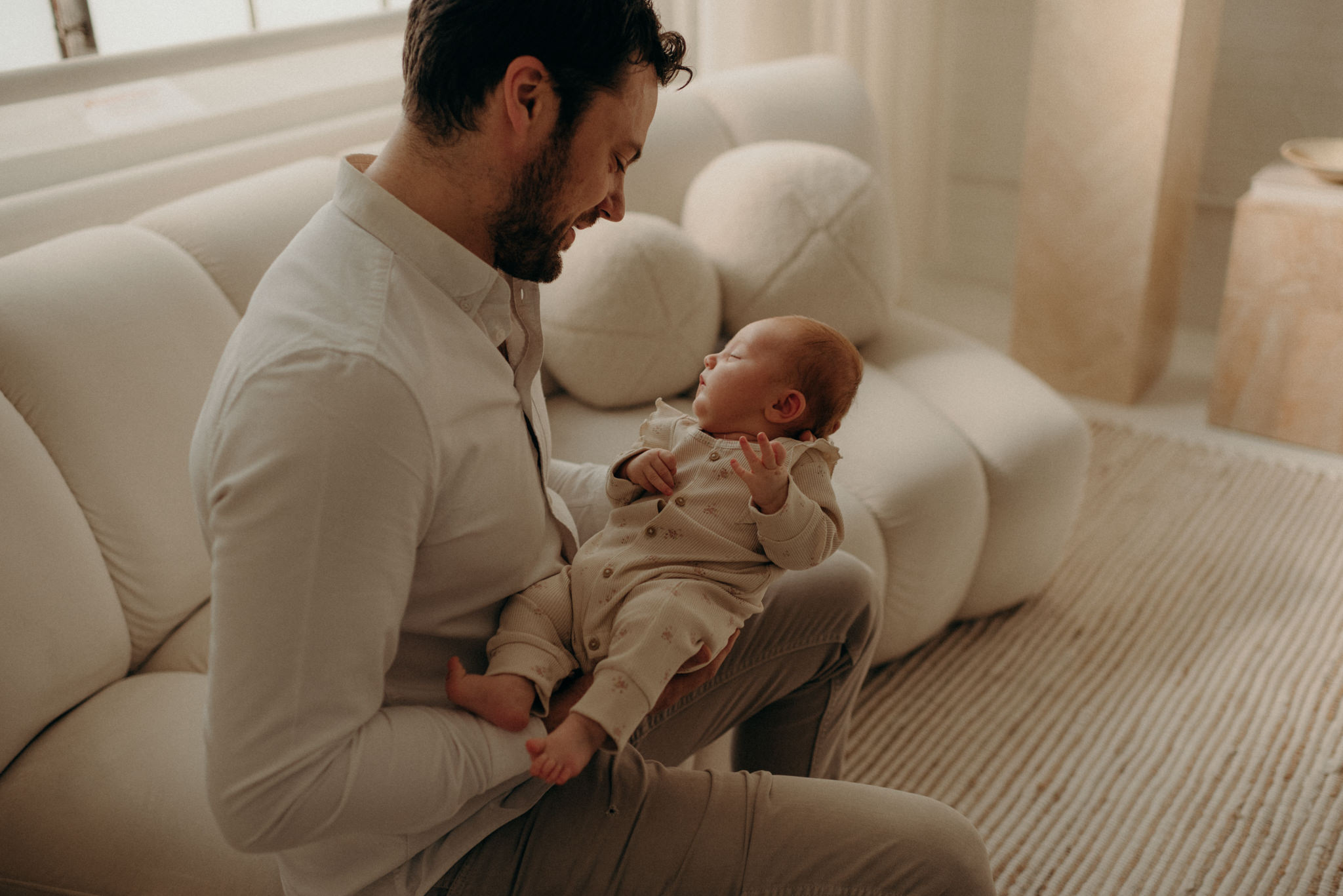 Newborn family session in Toronto