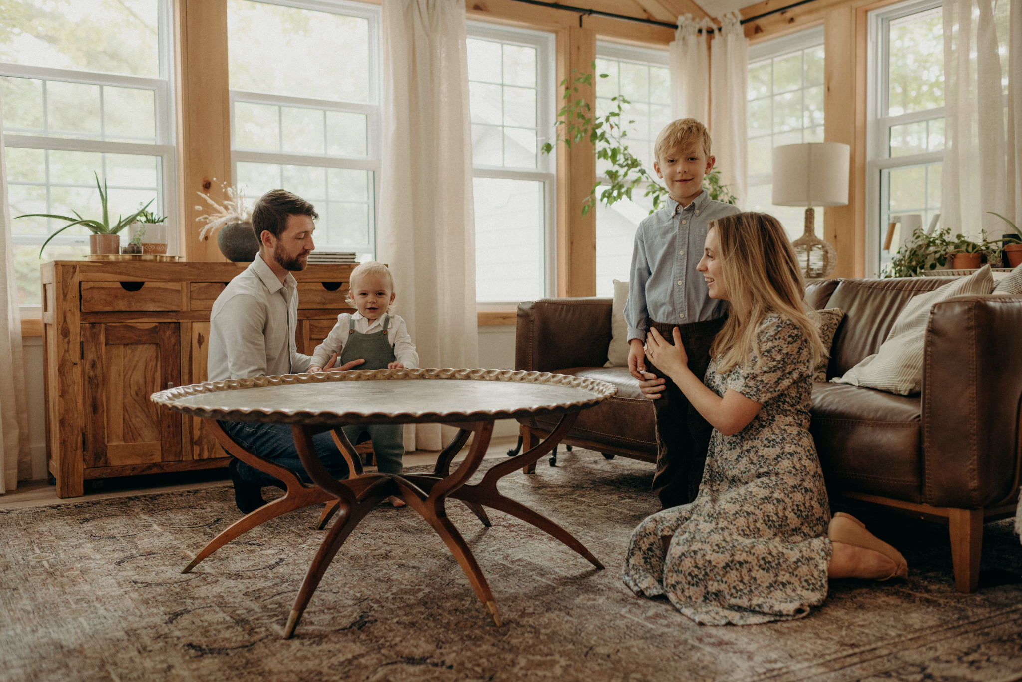 Aylmer family shoot at home