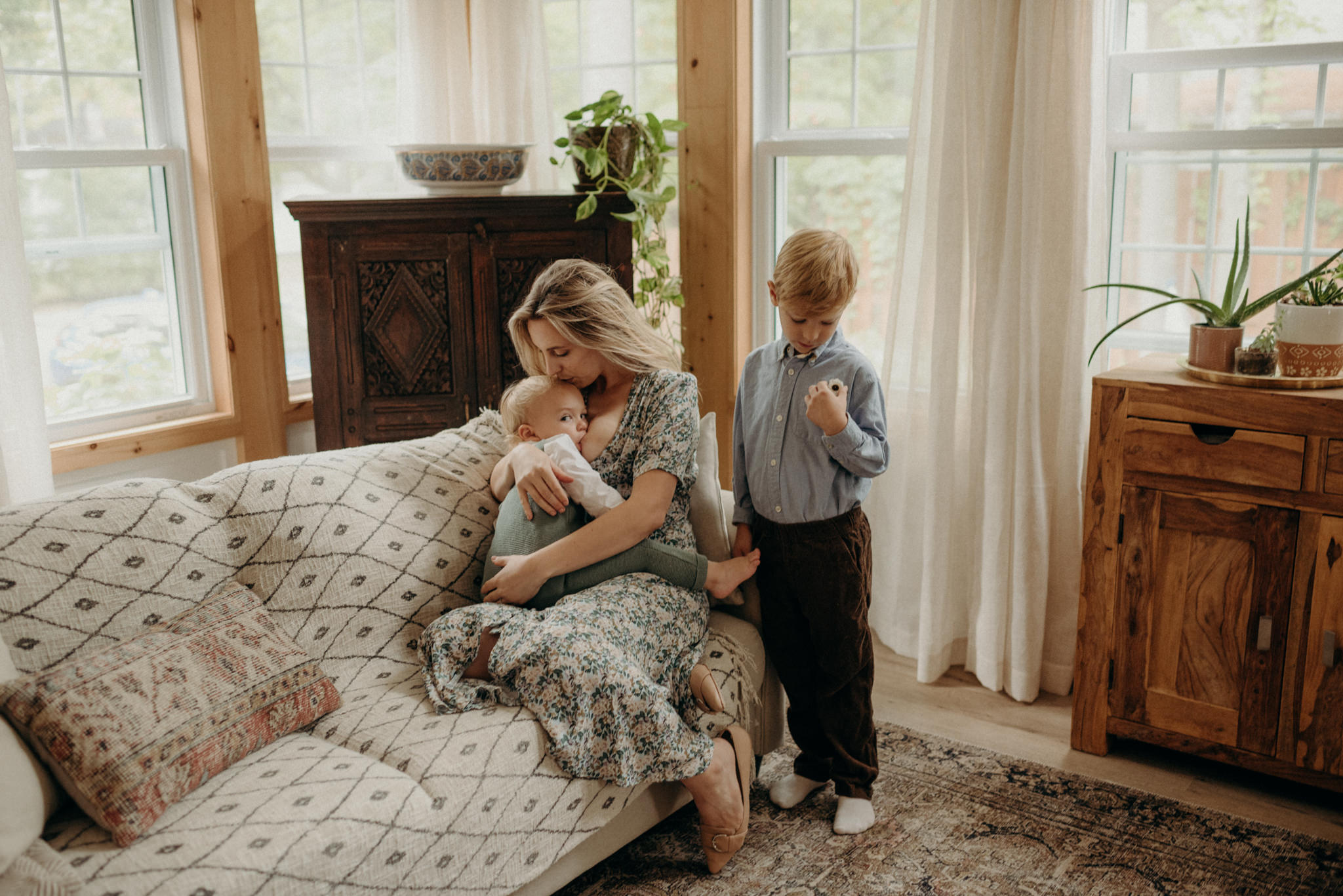 Aylmer Family Portraits at home