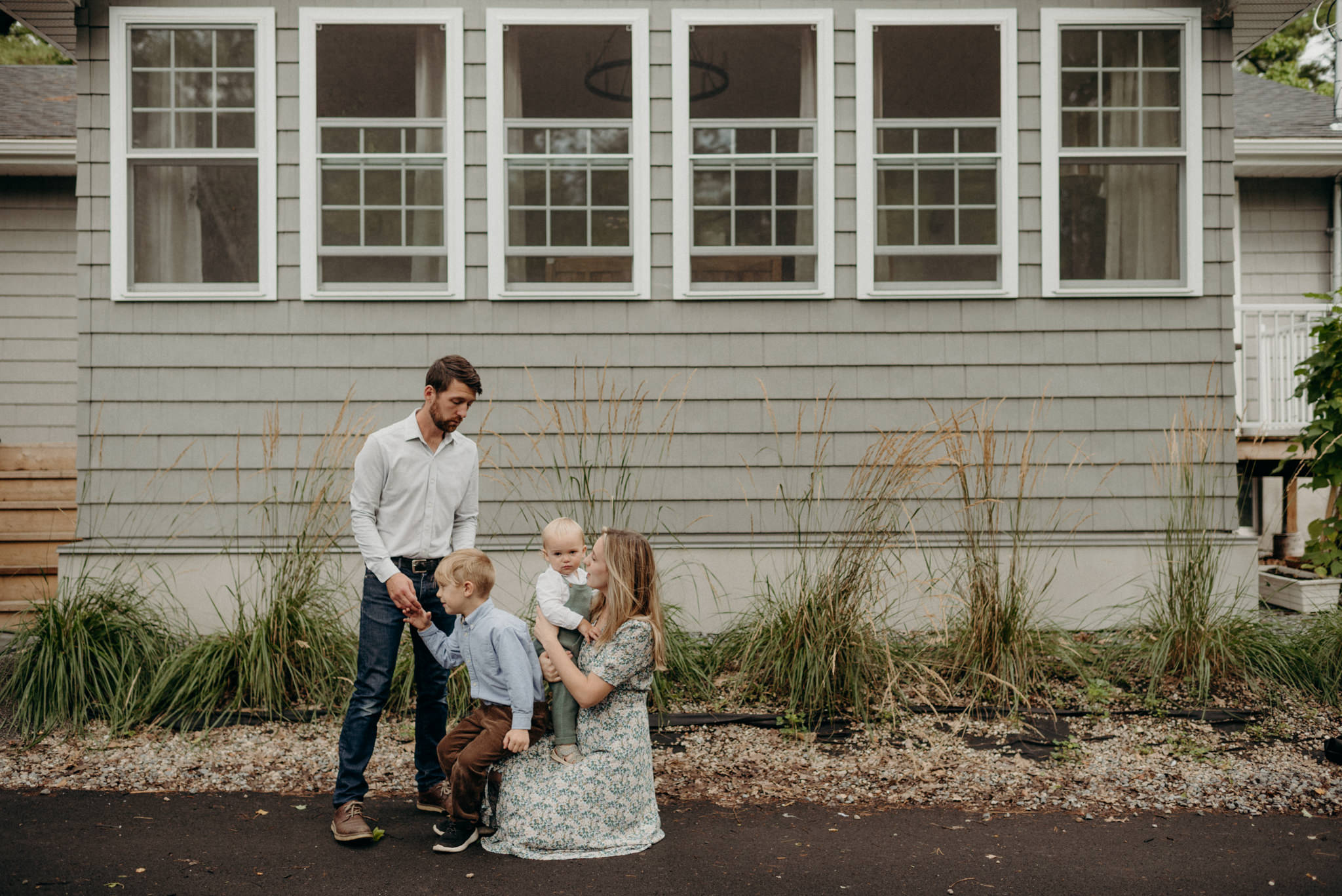 Aylmer Family Portraits at home