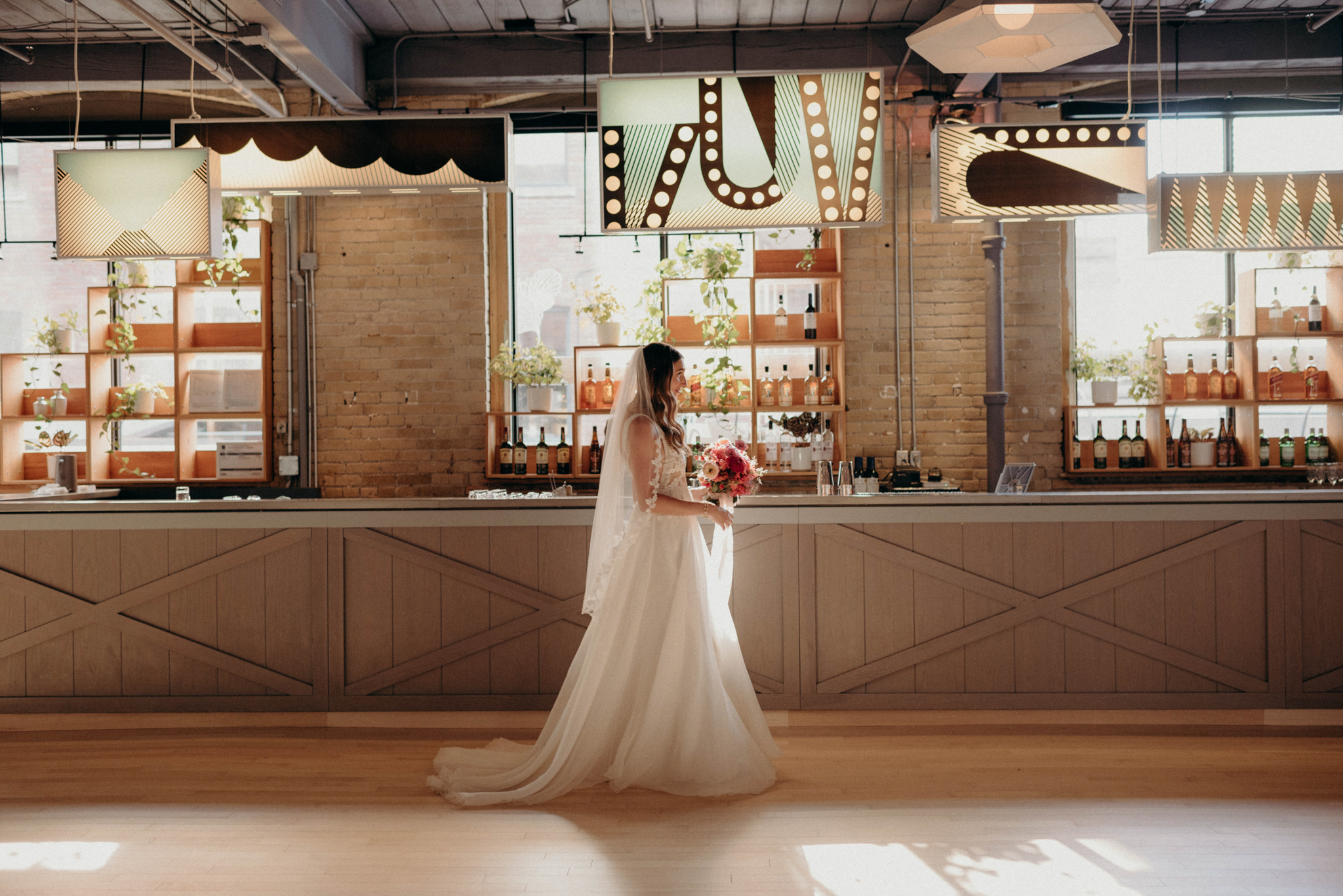 Intimate second floor events wedding