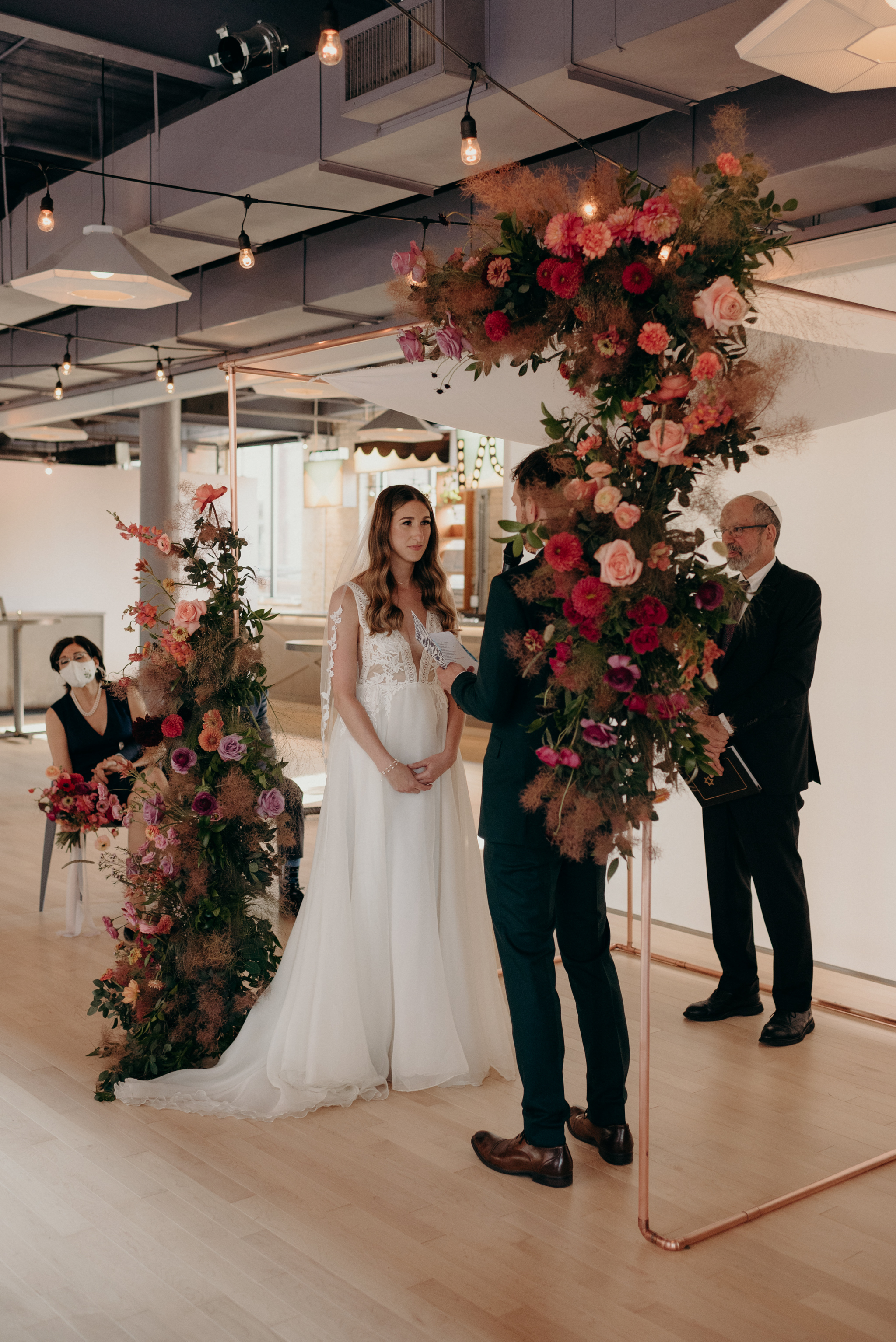 Intimate second floor events wedding