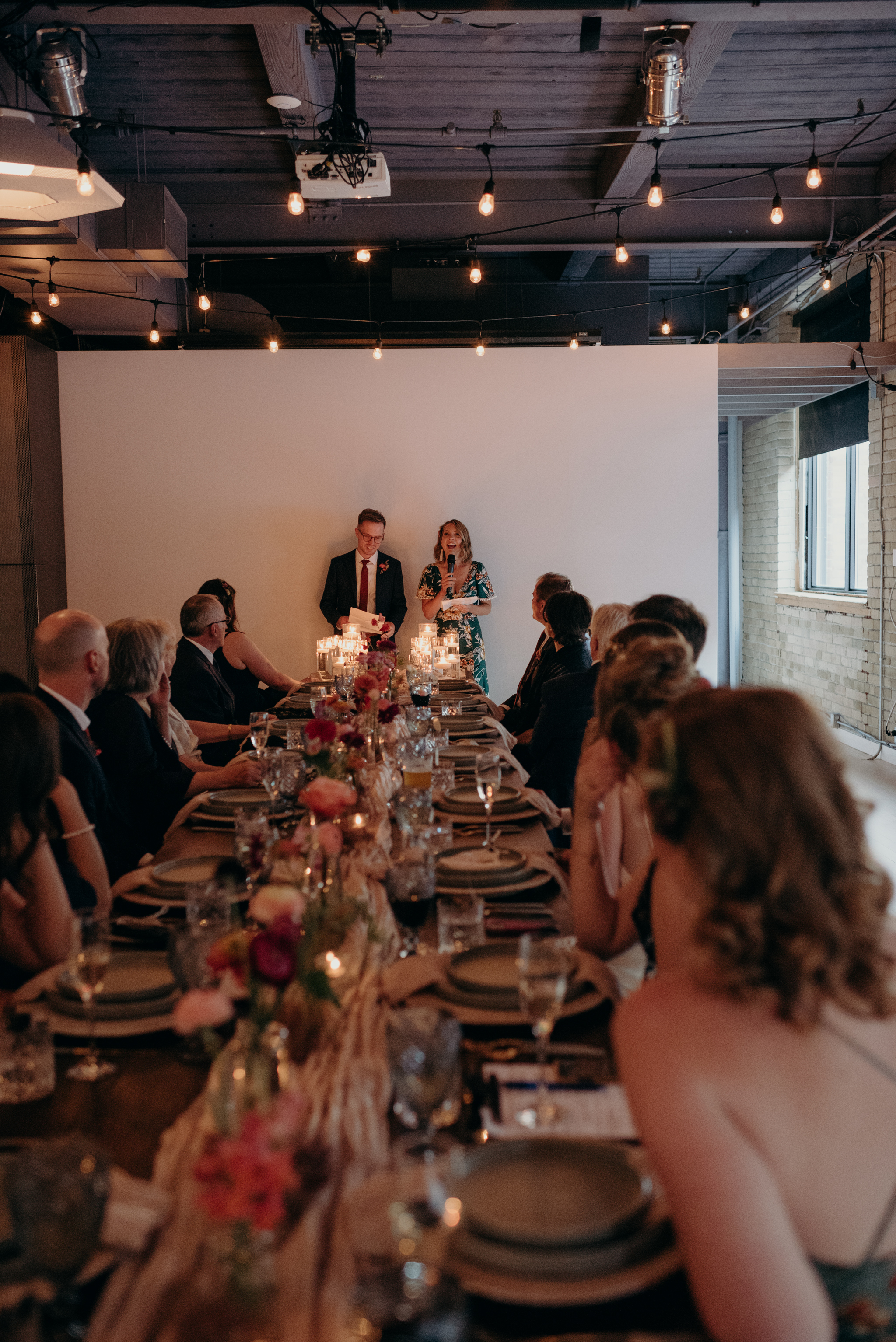 Intimate second floor events wedding