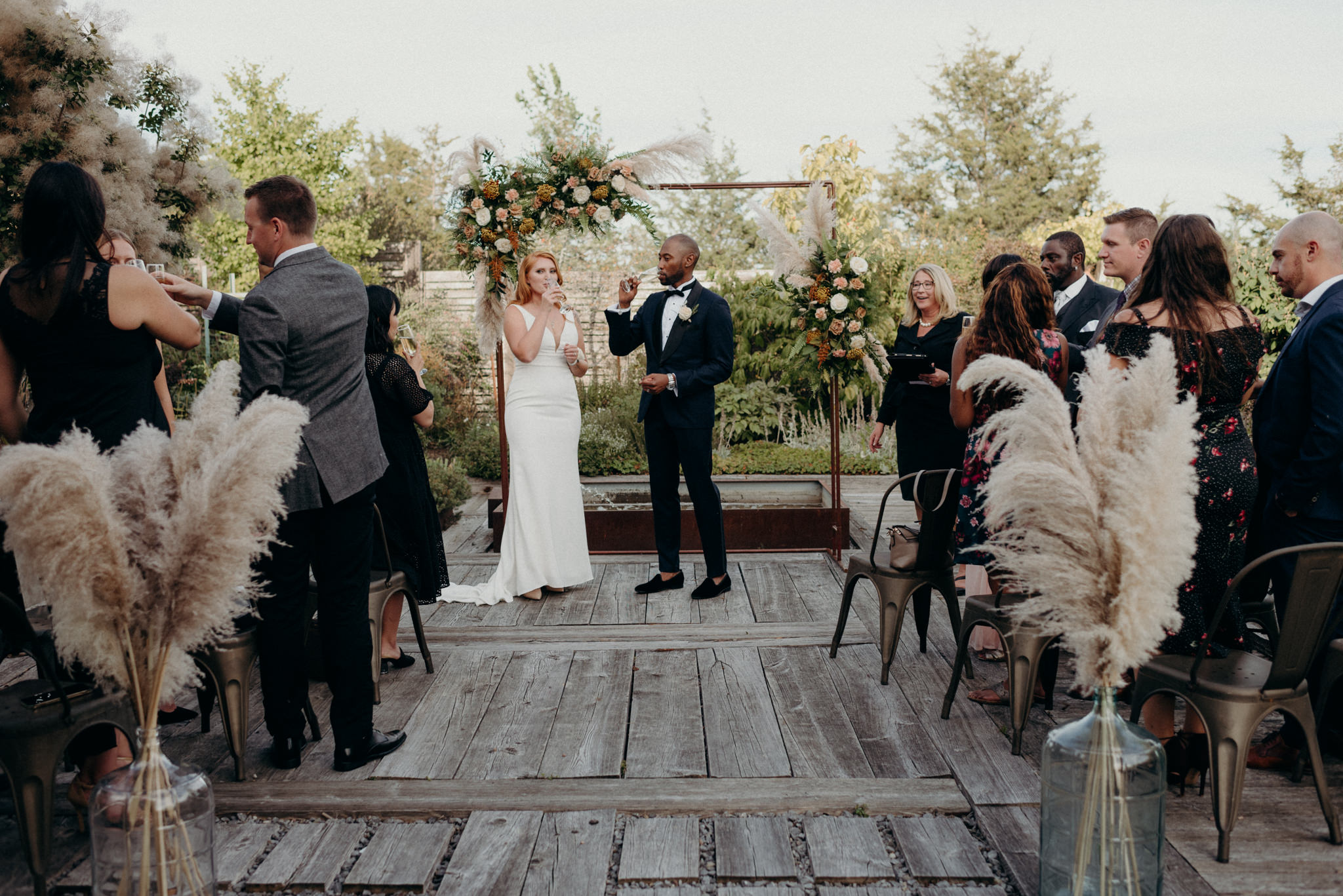 Intimate Compass Rose Suites Wedding