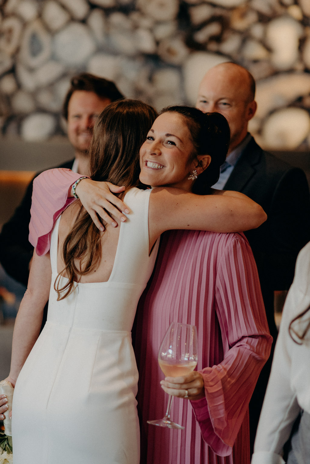 Intimate Waterfall Wedding Ceremony at Sunrise